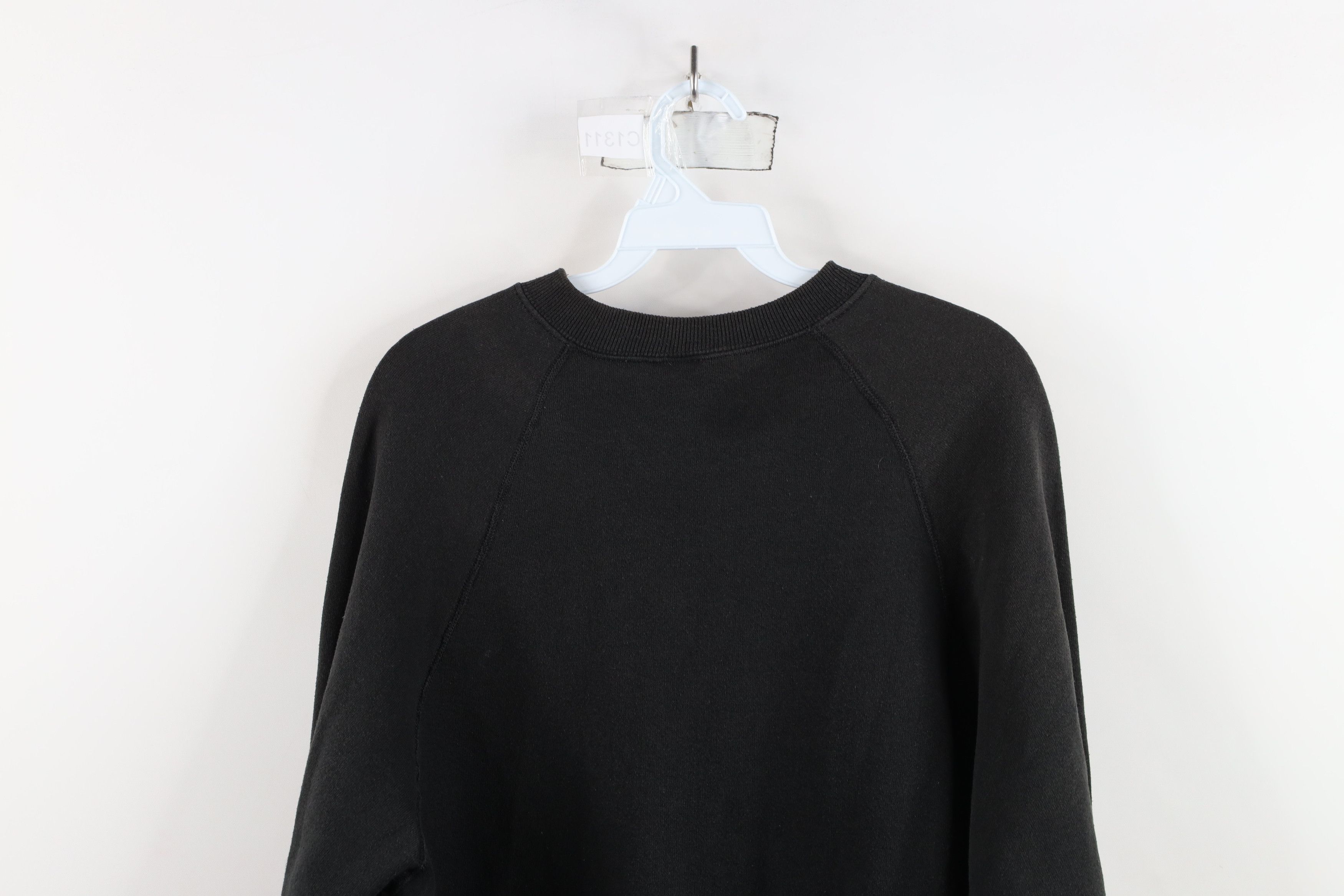 Vintage Vintage 80s 90s Streetwear Crewneck Sweatshirt Black USA Size US L / EU 52-54 / 3 - 15 Thumbnail