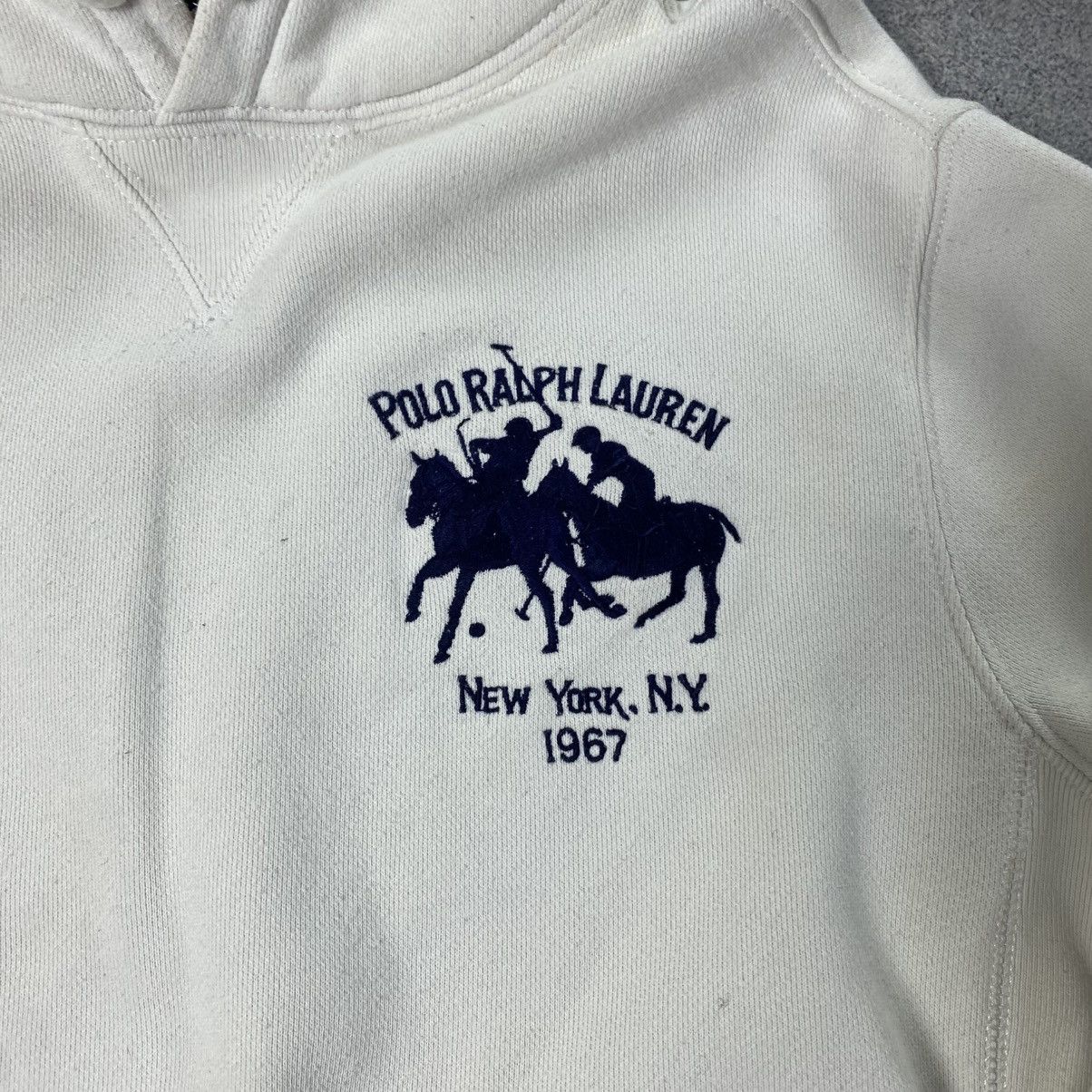 Polo Ralph Lauren Polo Ralph Lauren big pony hoodie White Size US S / EU 44-46 / 1 - 4 Thumbnail