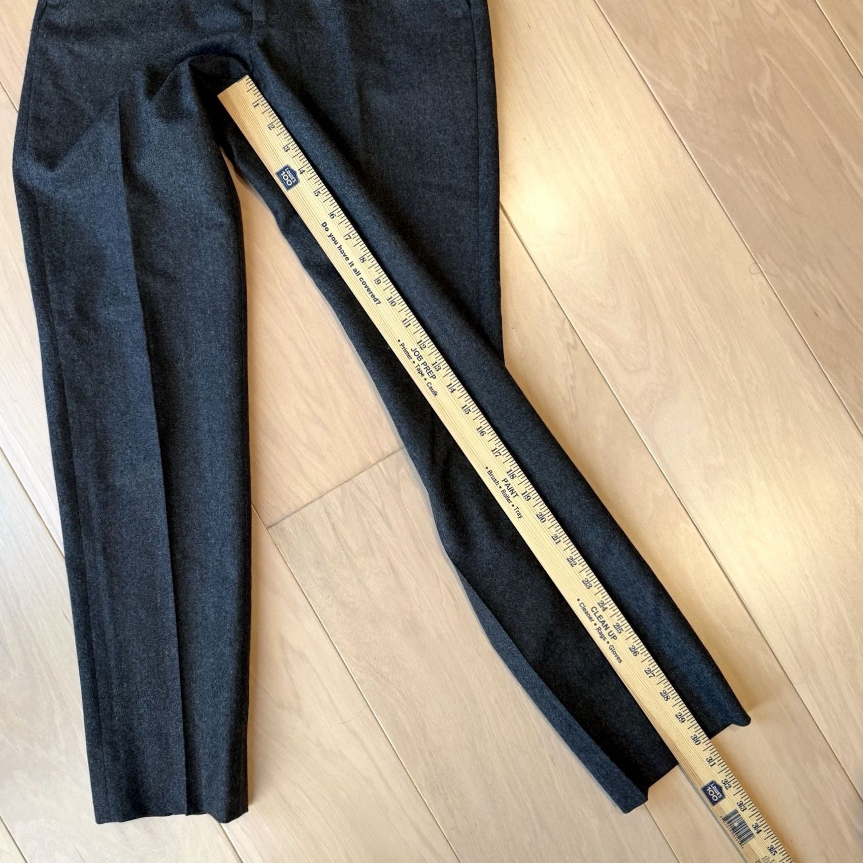 Epaulet Epaulet Wool Pants 27 Charcoal Gray Dress Pants 5-Pocket Regular Fit Wool USA Epaulet Mens Gray 27x30 Vintage? No Size US 27 - 6 Thumbnail