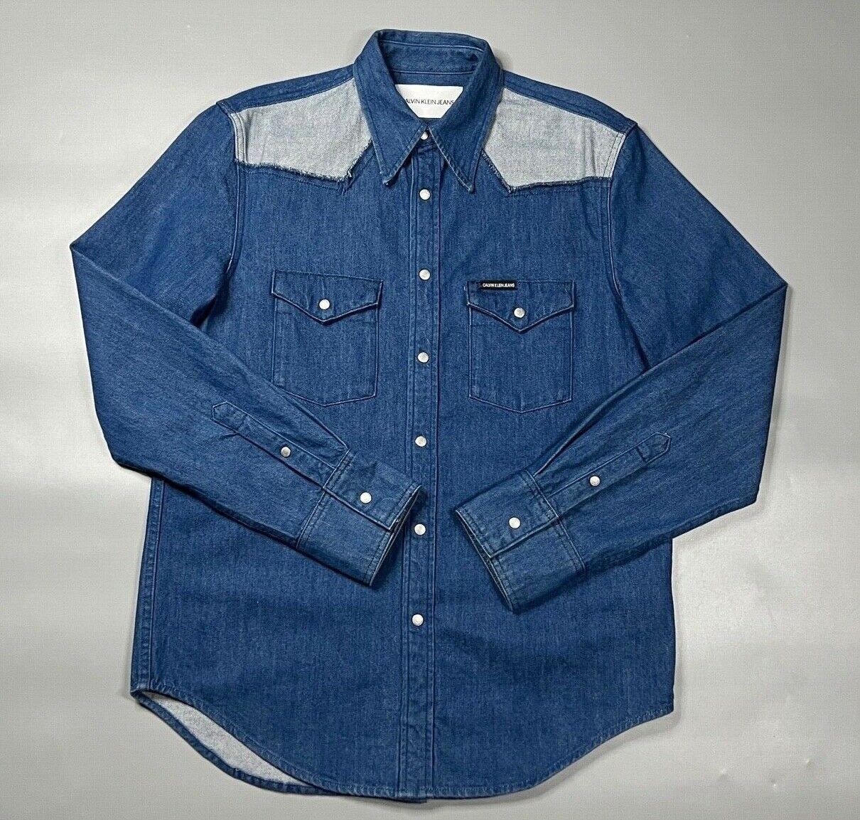 Calvin Klein Calvin Klein men's denim shirt Size US M / EU 48-50 / 2 - 1 Thumbnail