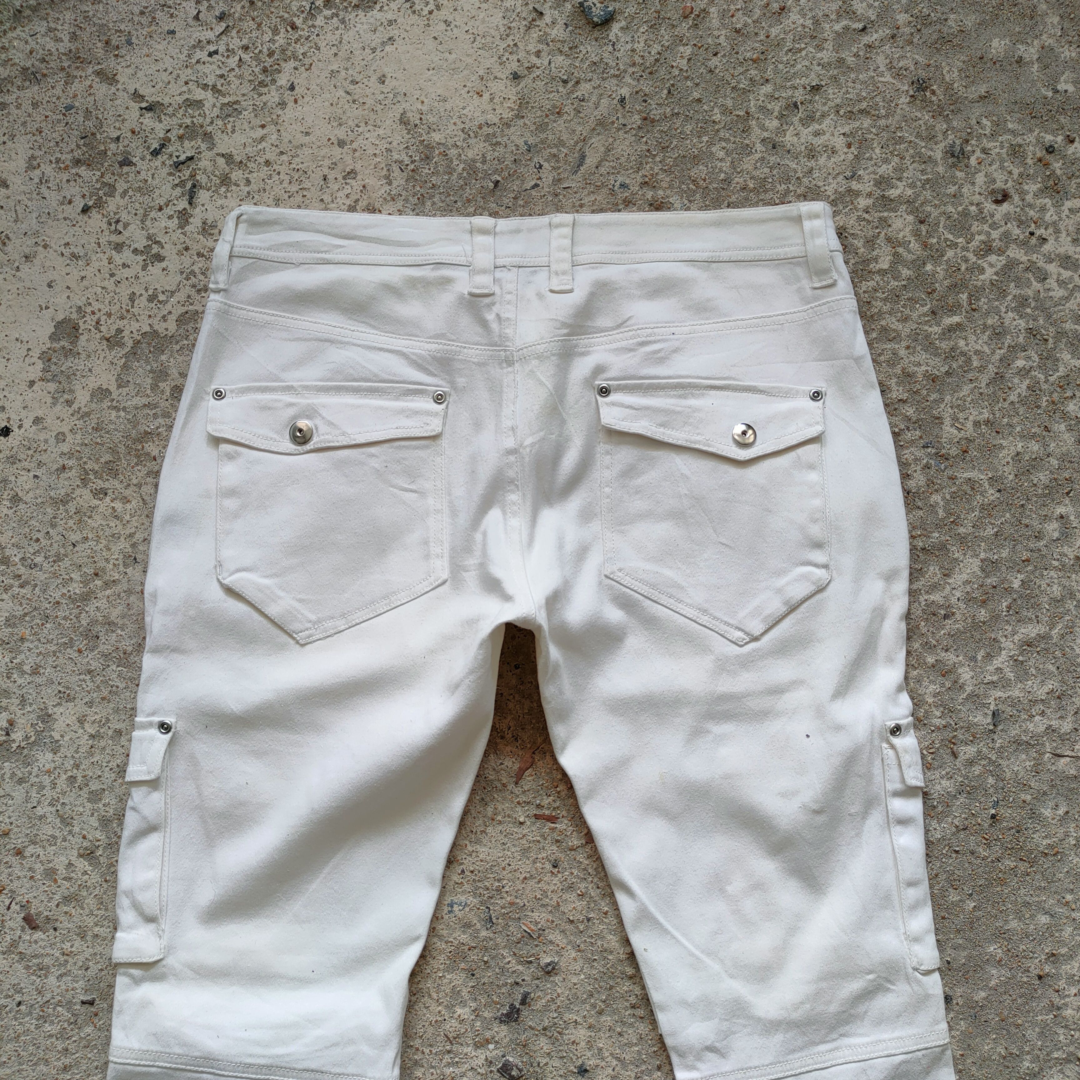 In The Attic × White's Boots IN THE ATTIC WHITE MULTIPOCKET CARGO PANTS Size US 32 / EU 48 - 8 Thumbnail