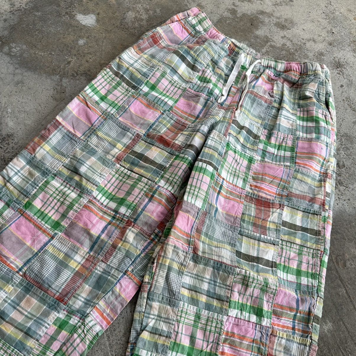 Orvis ORVIS PATCHWORK STYLE SPRING WAIST COTTON PANTS SIZE S Size US 32 / EU 48 - 2 Thumbnail