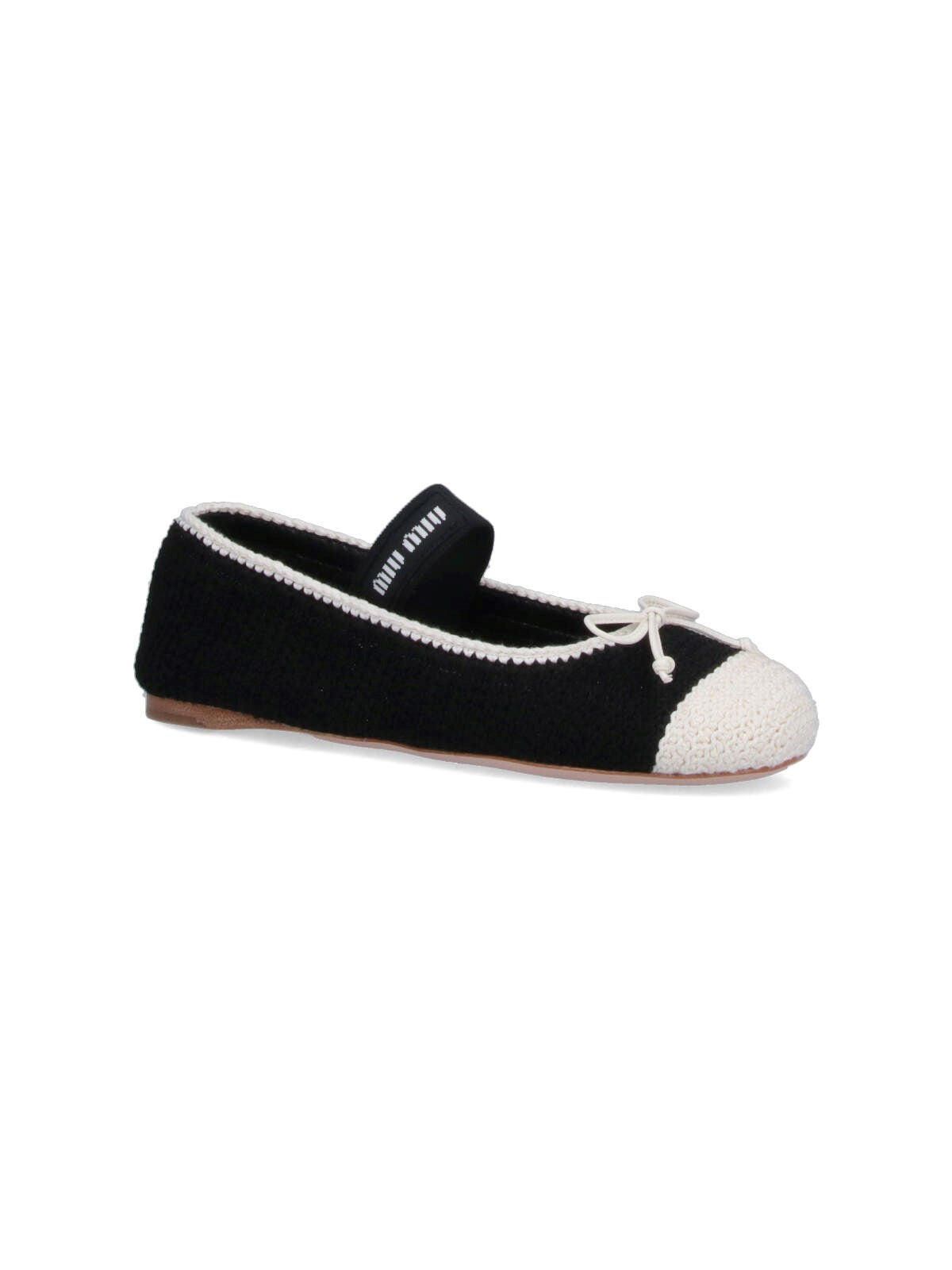 Miu Miu Miu Miu Crochet knit ballerinas size 37 Size ONE SIZE - 2 Thumbnail