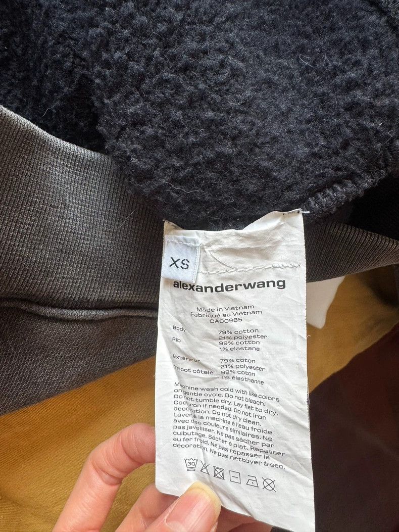 Alexander Wang Alexander Wang High Neck Sweatshirt- Size XL / US 12-14 / IT 48-50 - 5 Thumbnail
