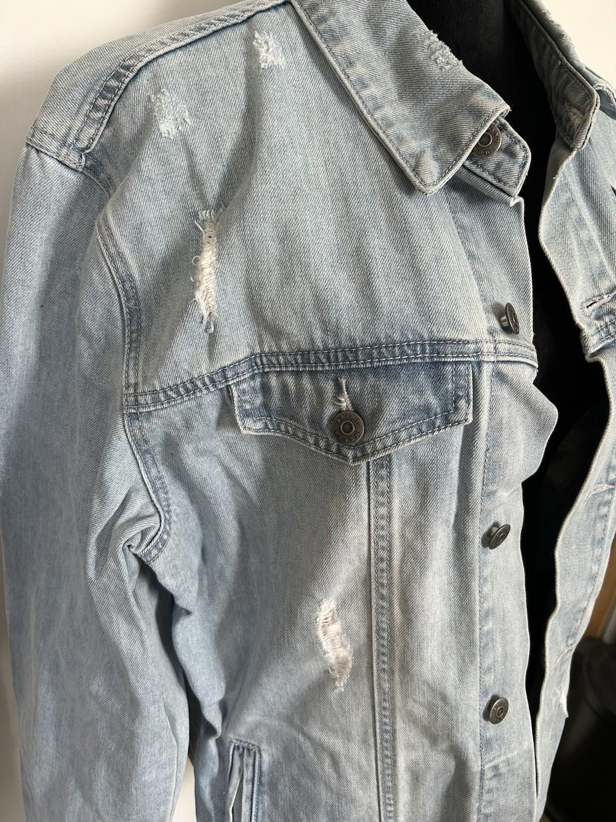 Other Saint Morta Culture Kings Distressed Denim Jacket - Sz XXL Size US XXL / EU 58 / 5 - 6 Thumbnail
