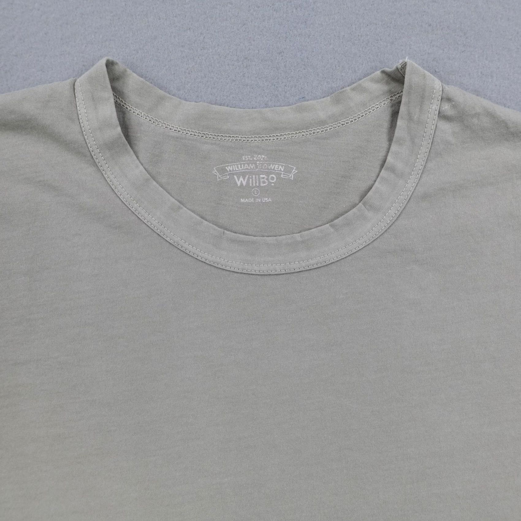 Vintage VINTAGE WillBO Shirt Mens Large Green Supima Cotton William Bowen Surf USA Minimalist Size US L / EU 52-54 / 3 - 2 Thumbnail