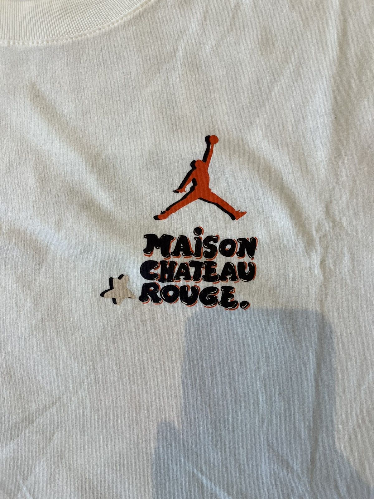 Jordan Brand Tshirt Jordan x Maison Chateau Rouge (size L) Size US L / EU 52-54 / 3 - 6 Thumbnail