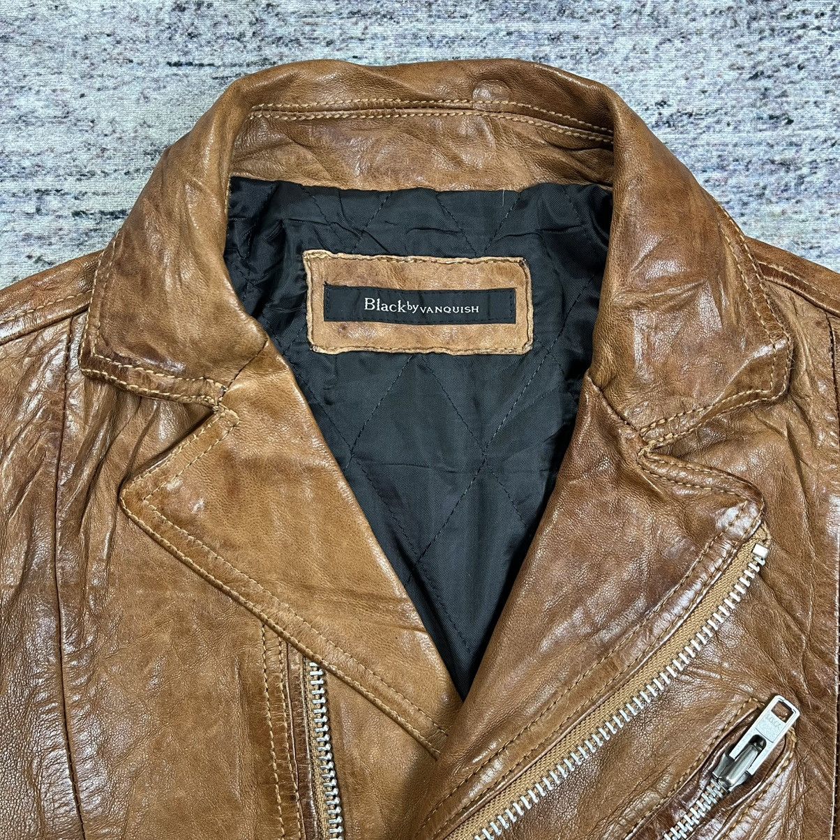 Isamu Katayama Backlash Black by Vanquish double riders leather jacket Size US S / EU 44-46 / 1 - 6 Thumbnail