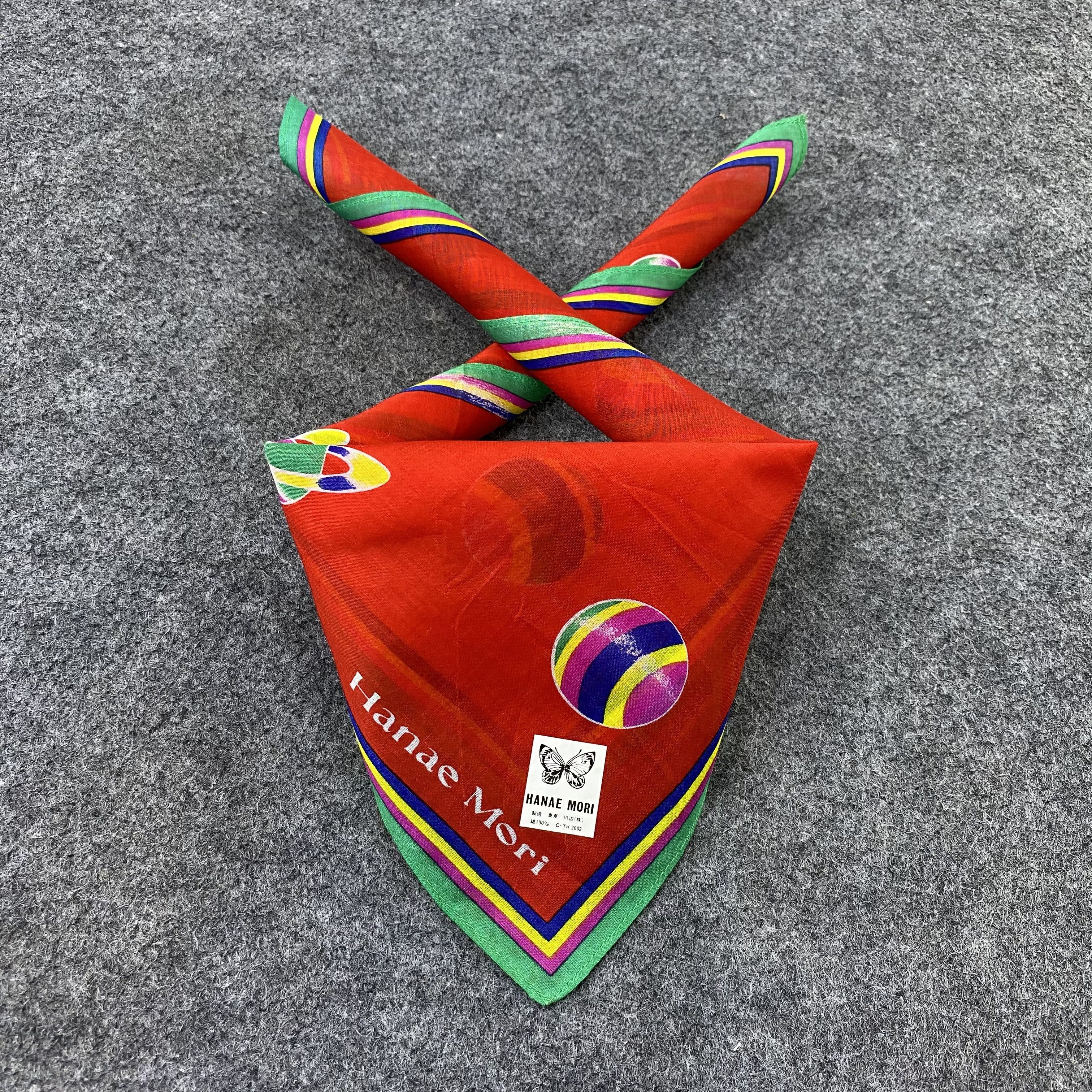 Hanae Mori Hanae Mori Handkerchief Neckerchief Bandana-B1590 Size ONE SIZE - 2 Thumbnail