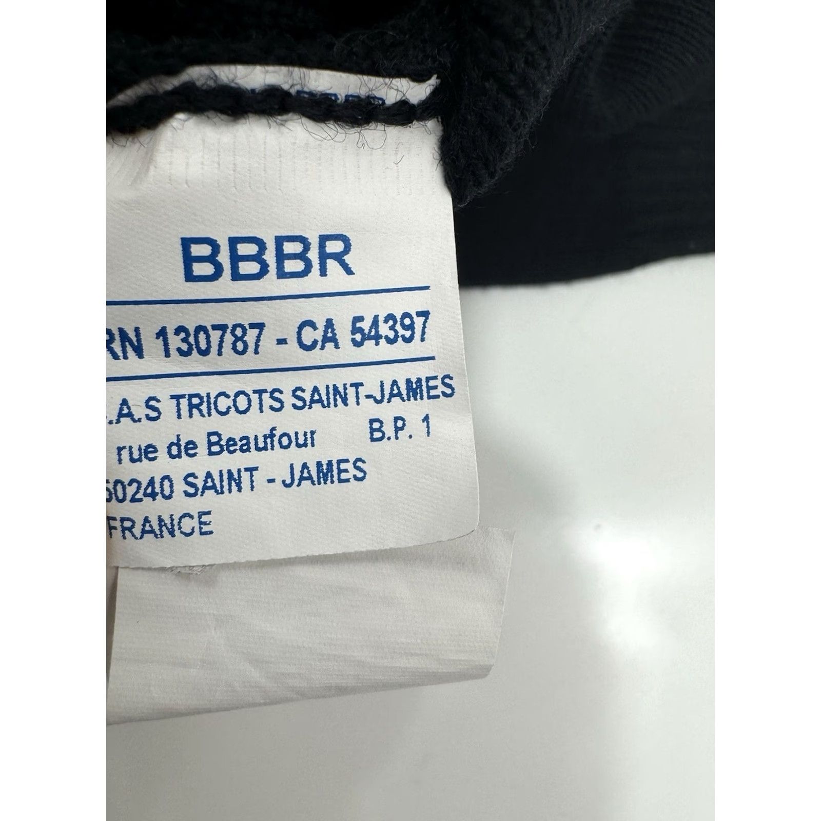 Saint James SAINT JAMES Sweater MONT BLANC ALPS WOOL BLEND Mens US 42 Pullover Very Dark Blue 90s WW Size US XL / EU 56 / 4 - 7 Thumbnail