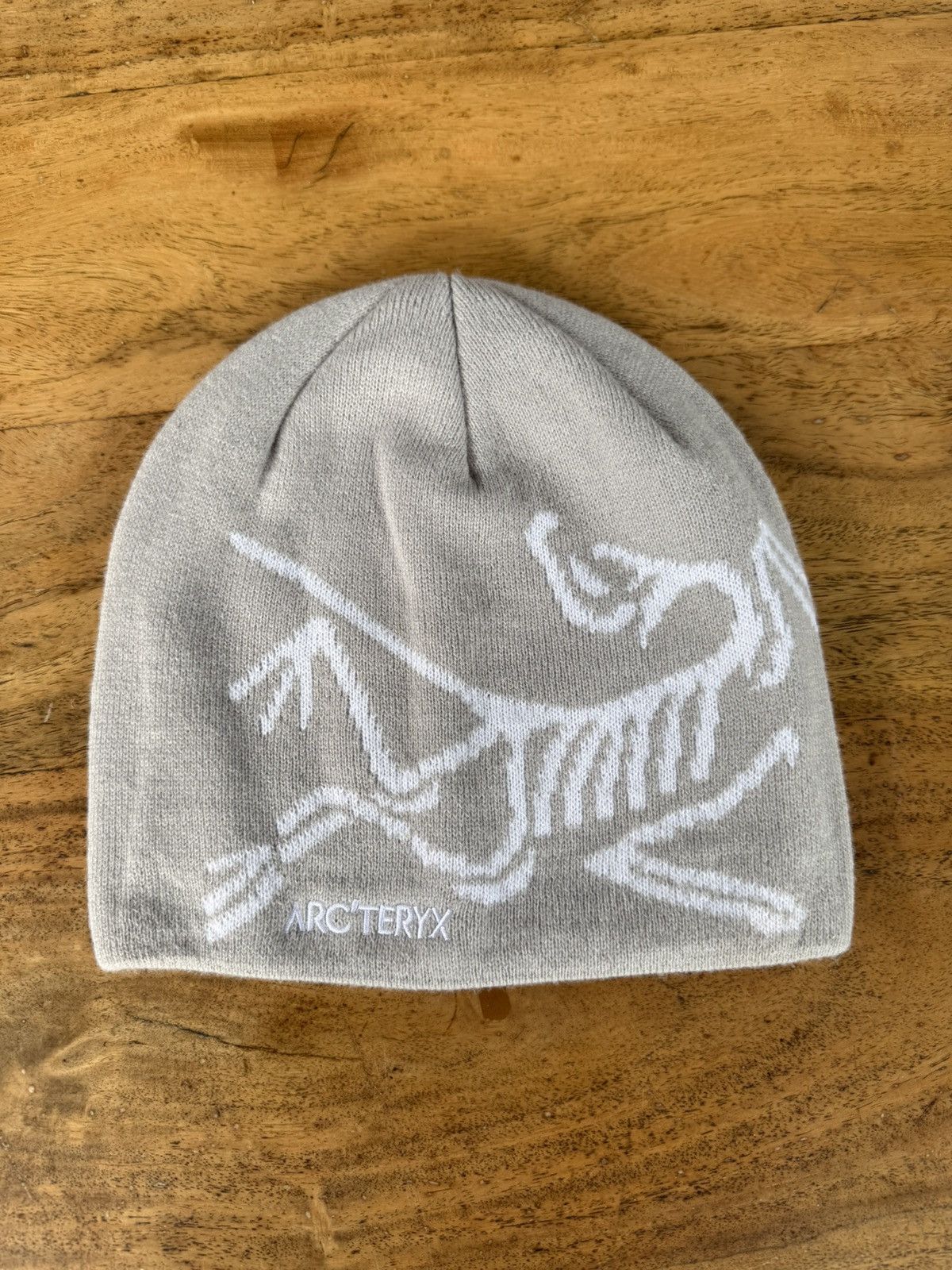 Other Bird Logo Beanie - Grey & White Size ONE SIZE - 2 Thumbnail