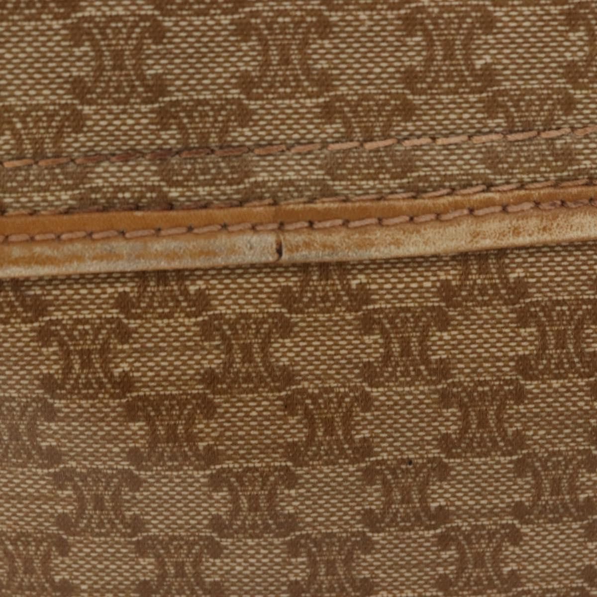 Celine CELINE Macadam Canvas Shoulder Bag Pvc Beige Gold Size ONE SIZE - 4 Thumbnail