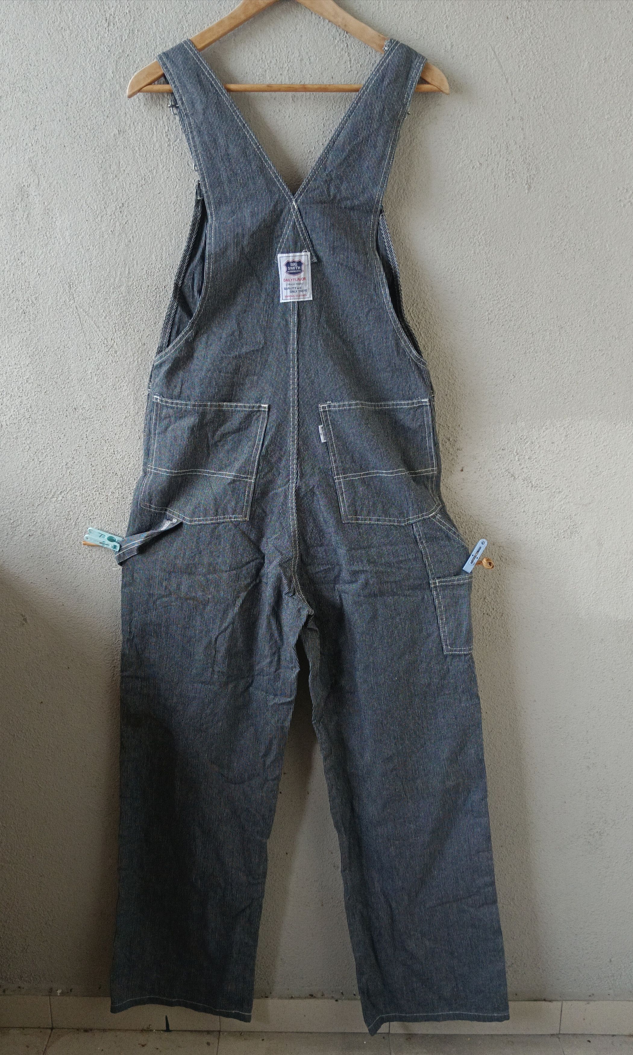 Japanese Brand Big Smith overalls Hickory Made in Japan Size US 32 / EU 48 - 7 Thumbnail