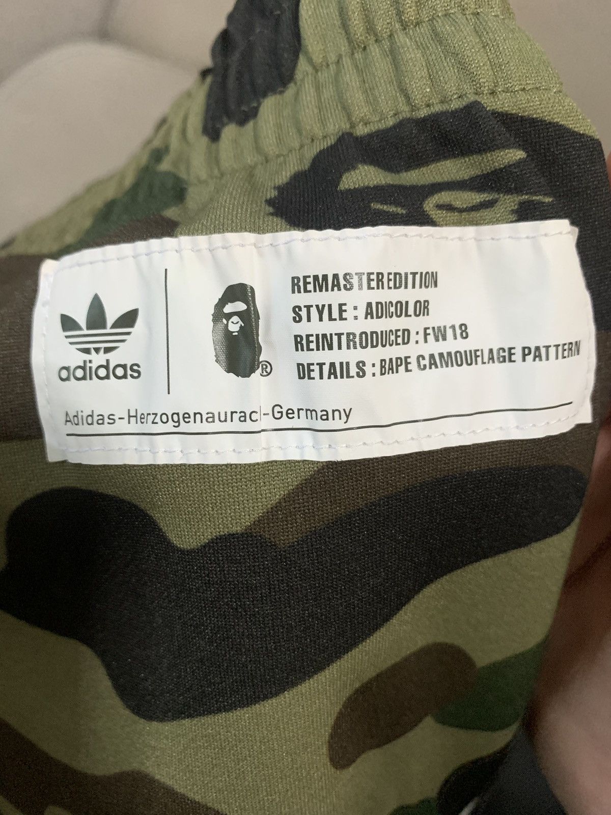 Adidas × Bape BAPE x ADIDAS adicolor Track Pants Size US 33 - 3 Thumbnail