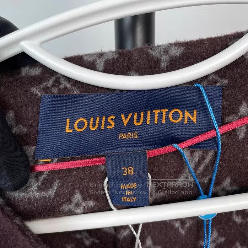 Louis Vuitton Louis Vuitton Burgundy mid-length coat with presbyopia pri Size XS / US 0-2 / IT 36-38 - 8 Thumbnail