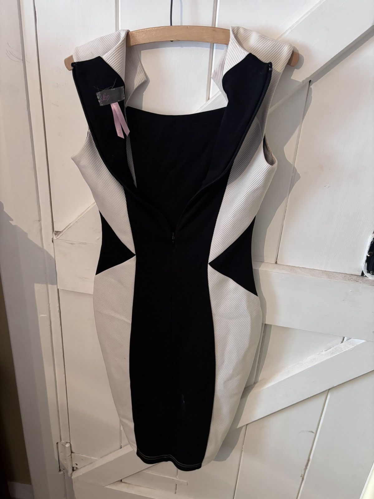 Other Lipsy London Bodycon Black & White Midi Dress | Grailed