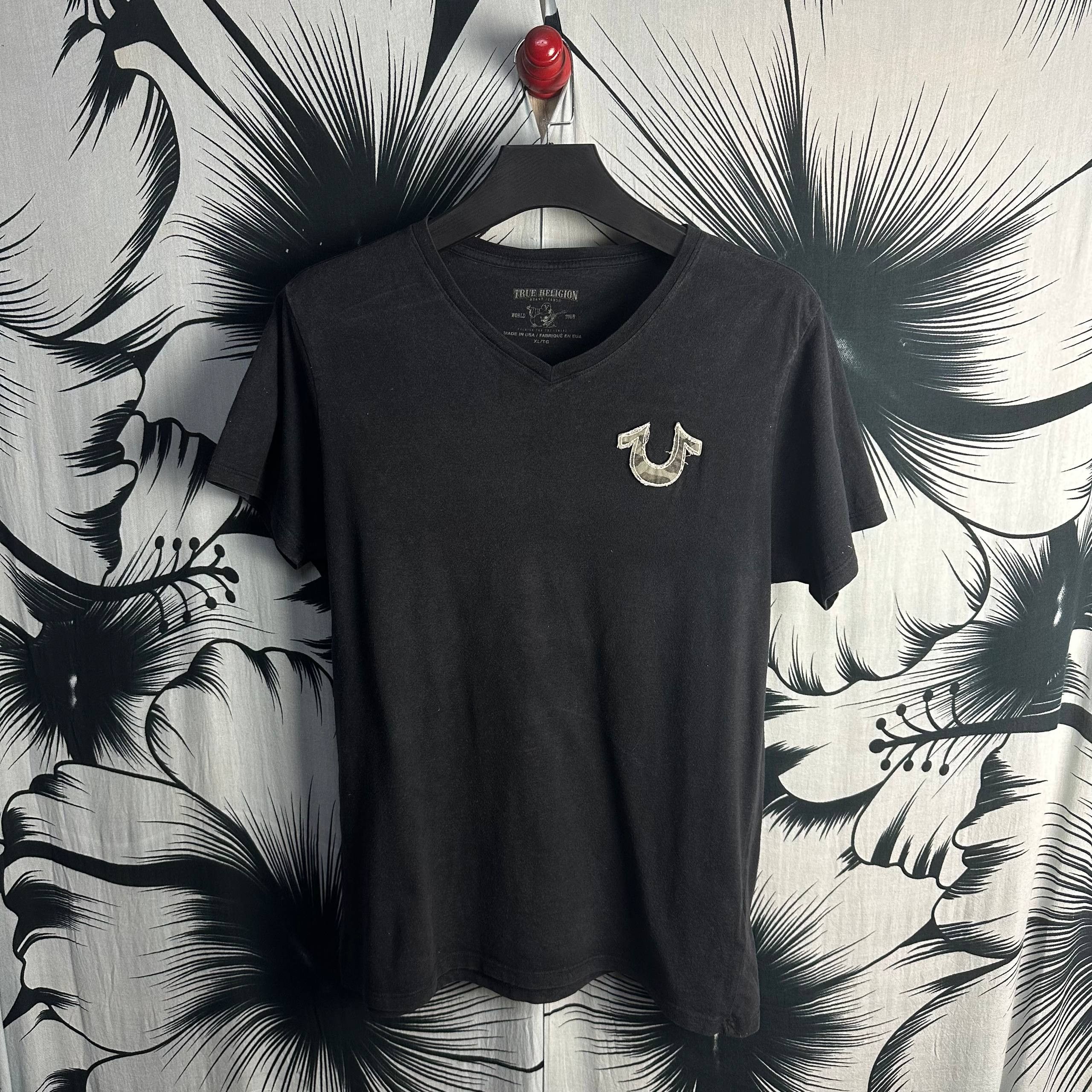 True Religion True Religion Horseshoe Buddha Logo T-Shirt Size US L / EU 52-54 / 3 - 1 Thumbnail