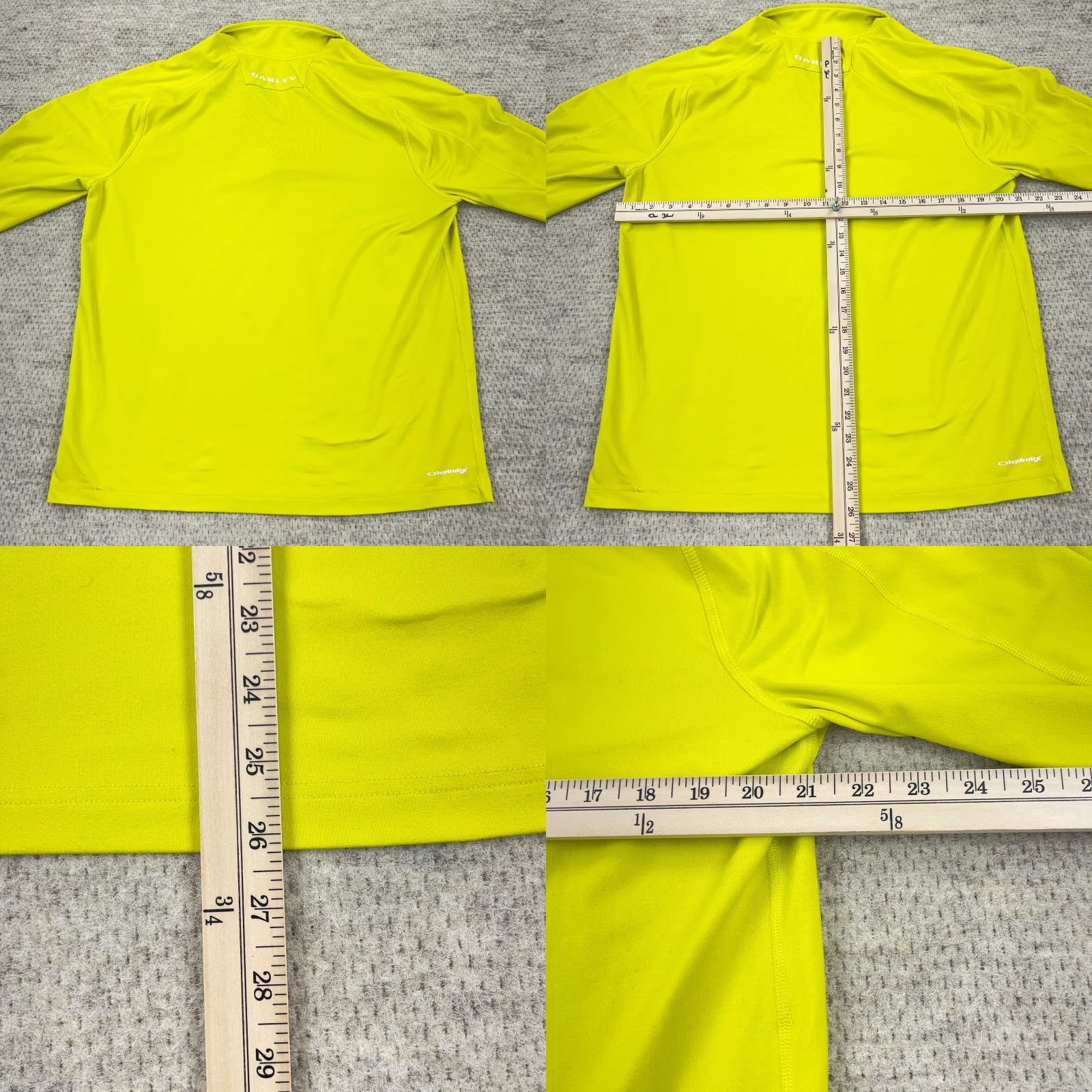 Oakley Oakley Sweatshirt Men Small Neon Yellow Pullover 1/4 Zip Performance Size US S / EU 44-46 / 1 - 8 Thumbnail