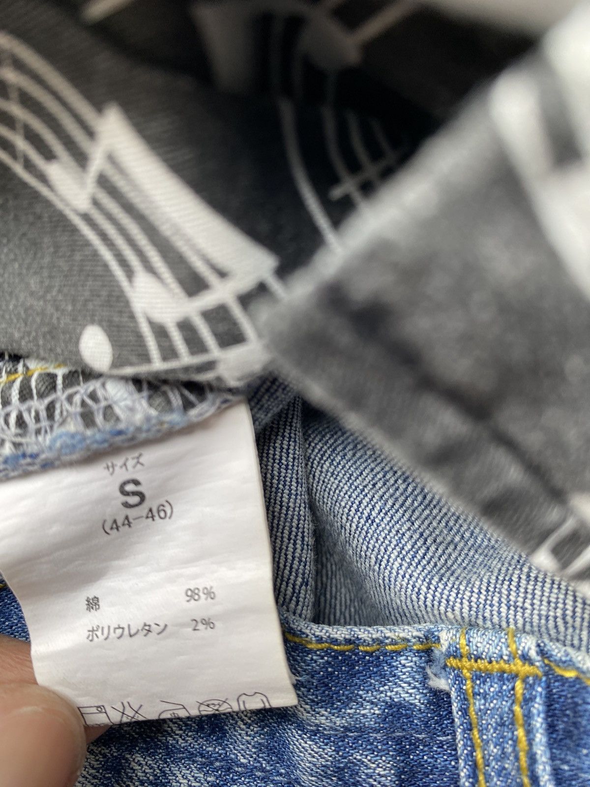 Number (N)ine Number (N)ine Distressed Denim – Archive Japanese Brand Size US 30 / EU 46 - 4 Thumbnail