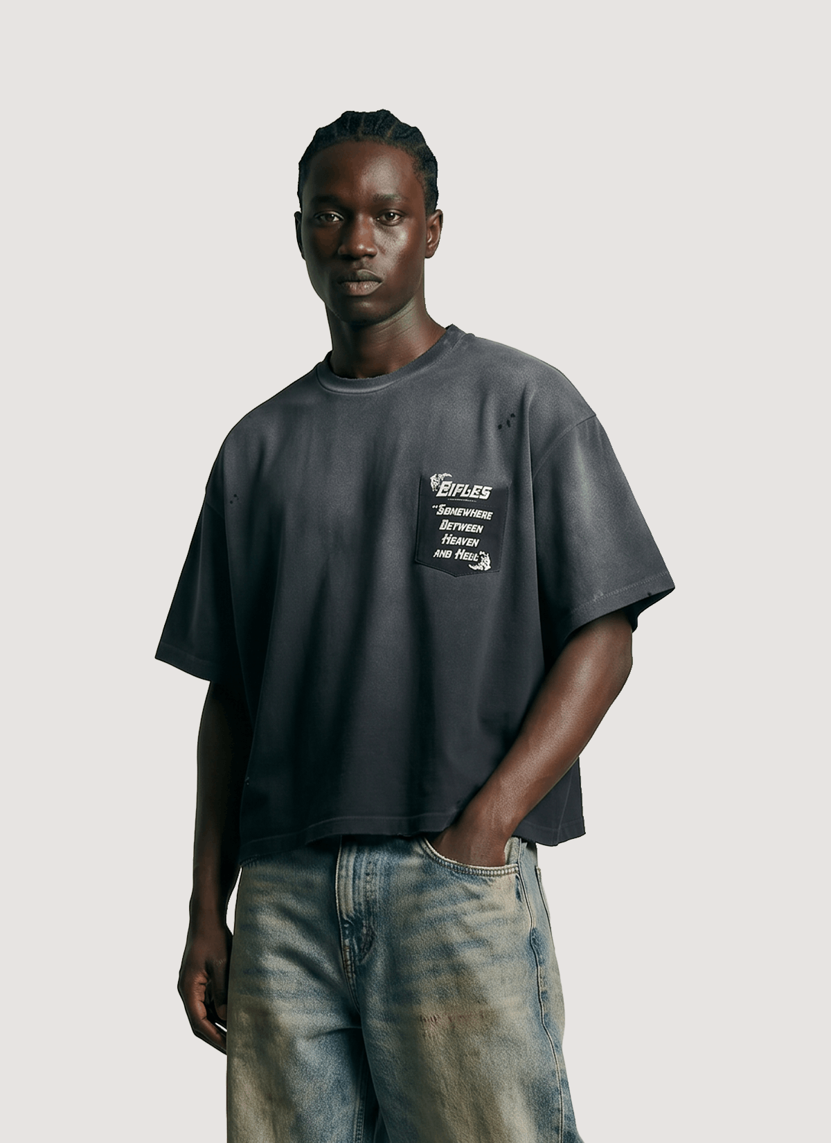 Other Eifles Somewhere Between Tee Vintage Black Size US M / EU 48-50 / 2 - 1 Thumbnail