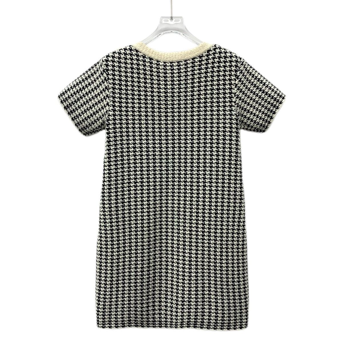Dior Christian Dior Houndstooth Short Sleeve Dress K26WX Size S / US 4 / IT 40 - 2 Thumbnail