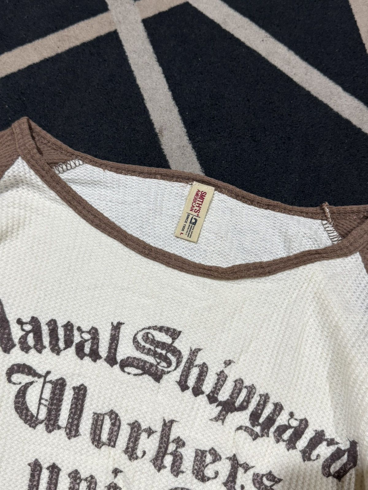 GOA 2000s Smith American Waffle Long Sleeve Styled Size US M / EU 48-50 / 2 - 3 Thumbnail