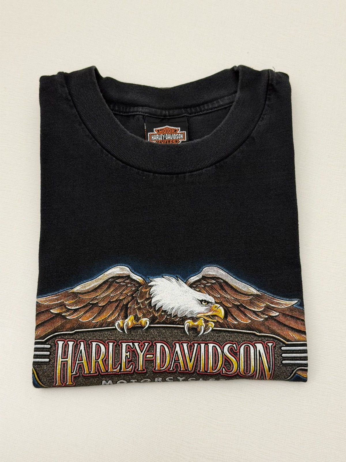 Harley Davidson Vintage 90s Harley Davidson Red Deer, Alberta Canada XL USA Size US XL / EU 56 / 4 - 15 Thumbnail