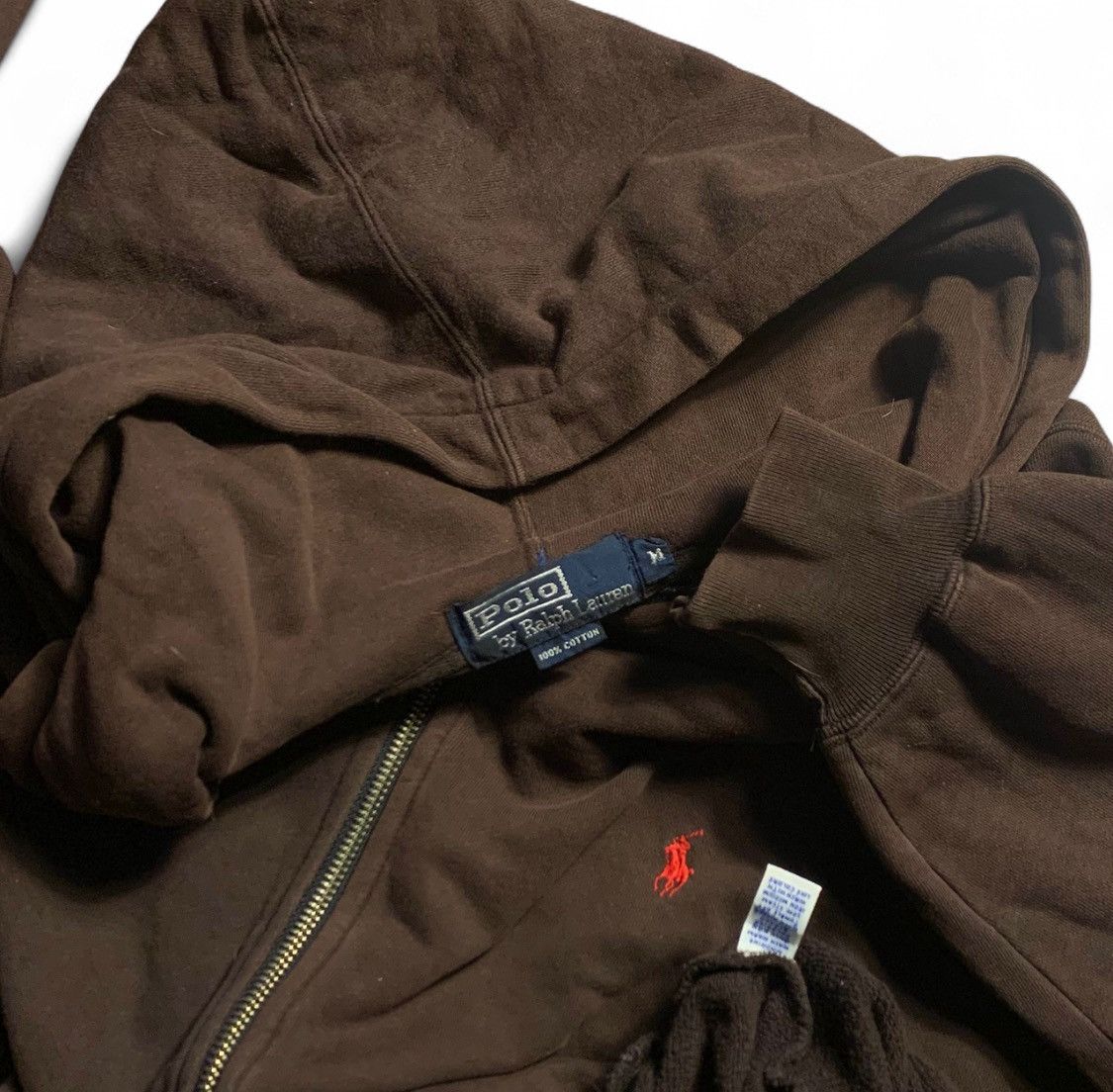 Polo Ralph Lauren Vintage 90s Polo Ralph Lauren Hoodie Baggy Zipper Size US M / EU 48-50 / 2 - 4 Thumbnail