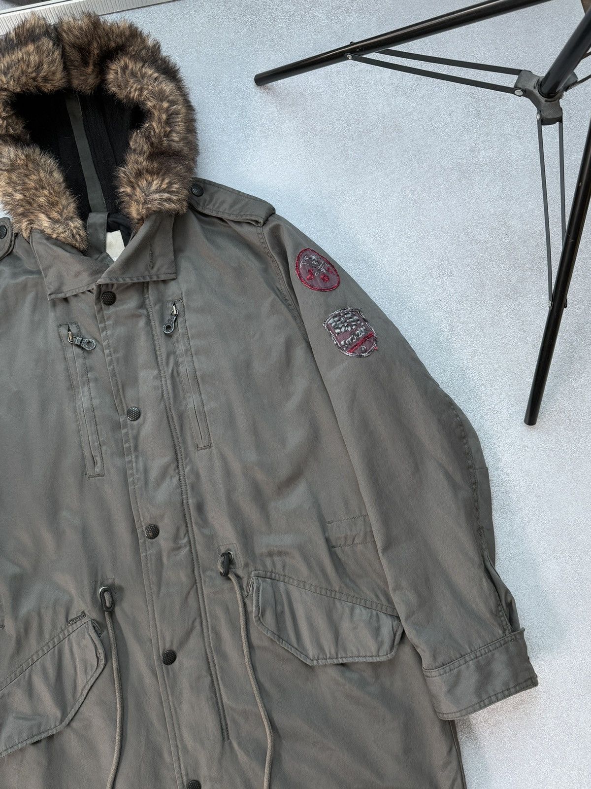 Diesel Diesel Parka Jacket Faux Fur Y2K Hood Military Alaska Style Size US L / EU 52-54 / 3 - 4 Thumbnail