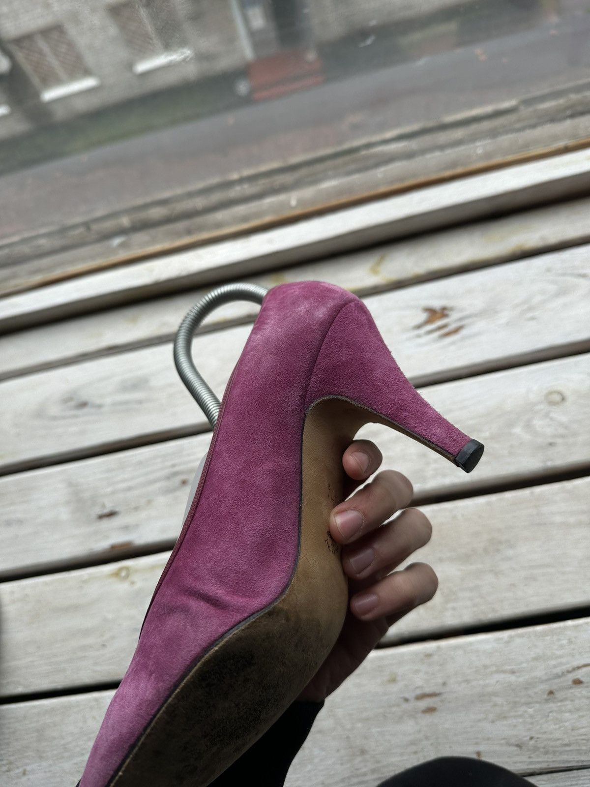 Gucci 🚨ARHIVE GUCCI HEELS LUXURY RARE PINK OLD MONEY Size US 7.5 / IT 37.5 - 6 Thumbnail