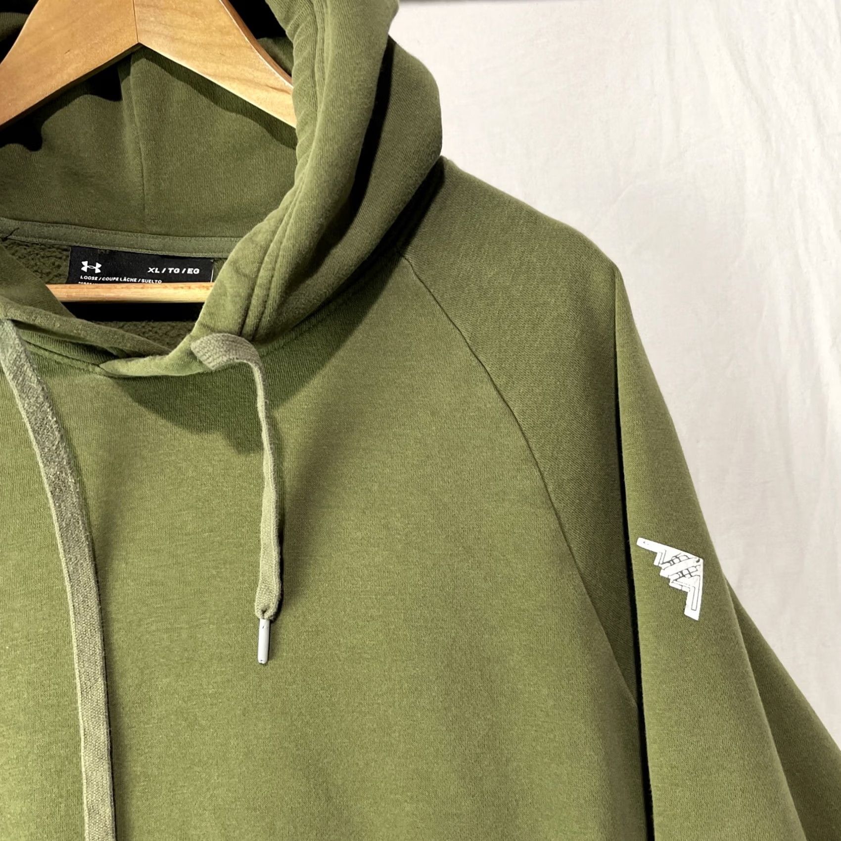 Under Armour Under Armour Hoodie Men XL Green Stealth Bomber Fleece Pullover Sweatshirt Jacket Size US XL / EU 56 / 4 - 4 Thumbnail