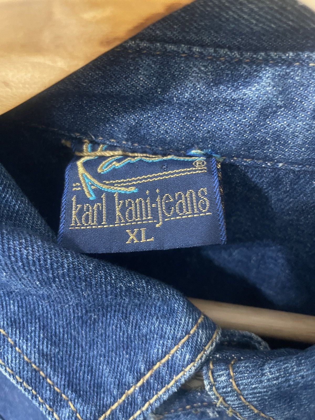 Karl Kani × Vintage Karl Kani Button Up Denim Shirt **Style Worn By 2Pac** VTg Size US XL / EU 56 / 4 - 10 Thumbnail