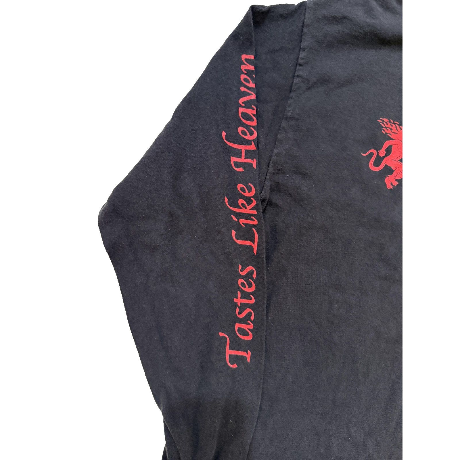 & Other Stories Fireball Shirt Mens MED Blk Long Sleeve Liquor Whiskey Y2K Size US M / EU 48-50 / 2 - 4 Thumbnail