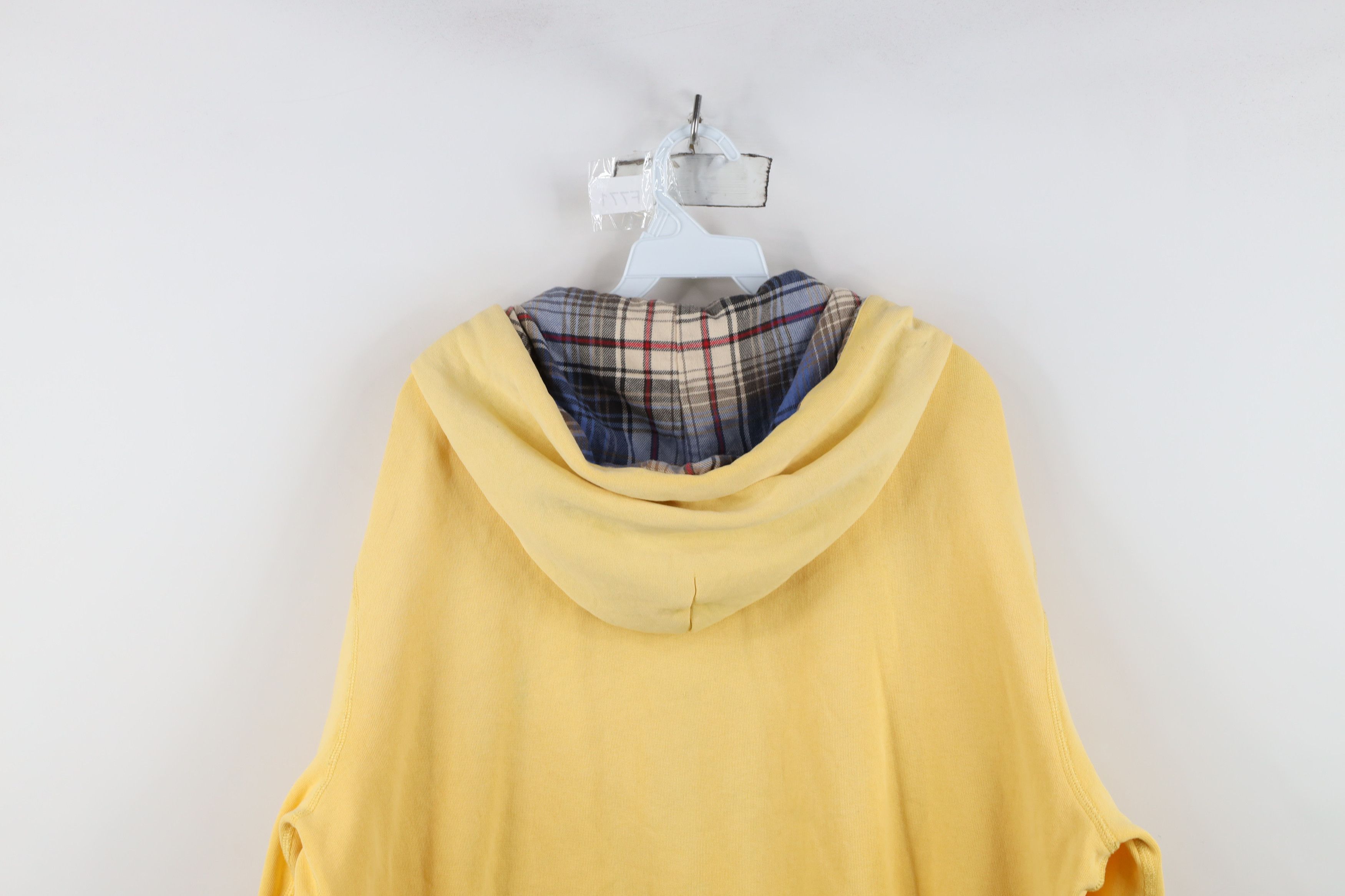 Ralph Lauren Vintage 90s Ralph Lauren Full Zip Hoodie Sweatshirt Yellow Size US XL / EU 56 / 4 - 14 Thumbnail