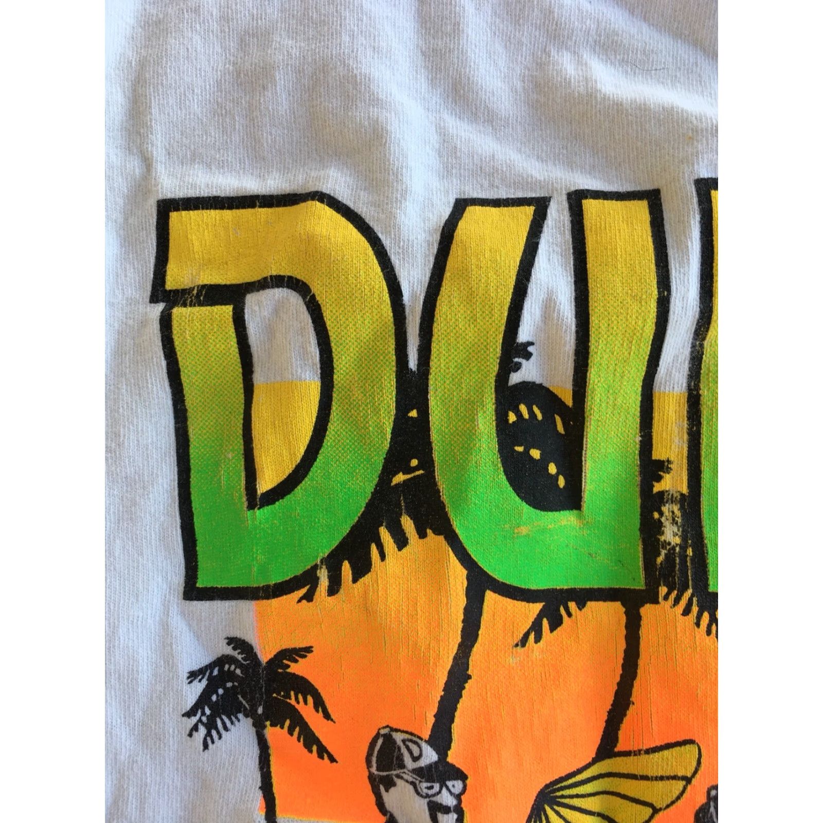Vintage VINTAGE Murina DUKES FUN IN THE SUN TOURNAMENT TANK TOP USSSA STATE 1989 CHAMPS Neon L Size US L / EU 52-54 / 3 - 7 Thumbnail