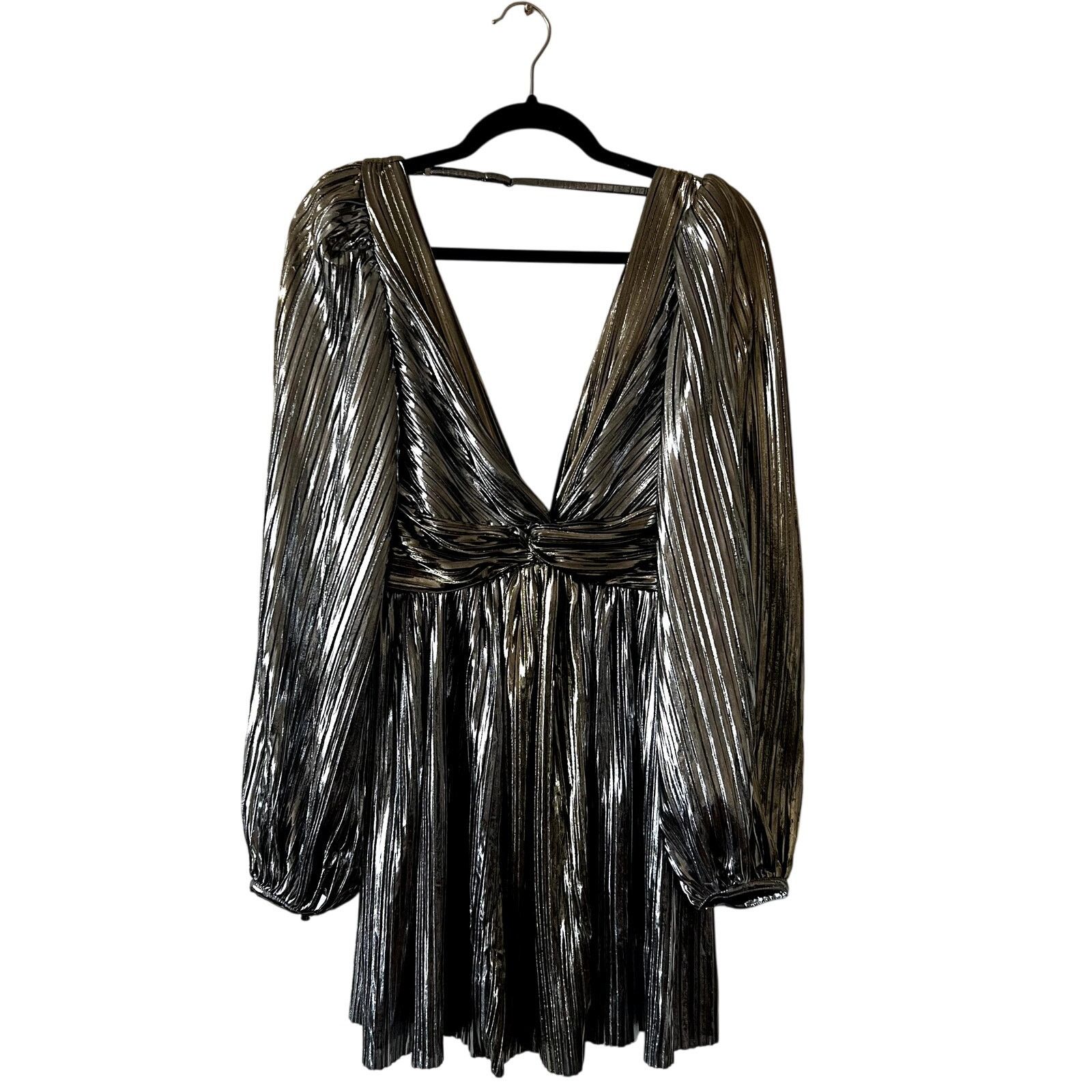 SABIT sabina musayev glause dress mini gold metallic size S C8 Size S / US 4 / IT 40 - 6 Thumbnail