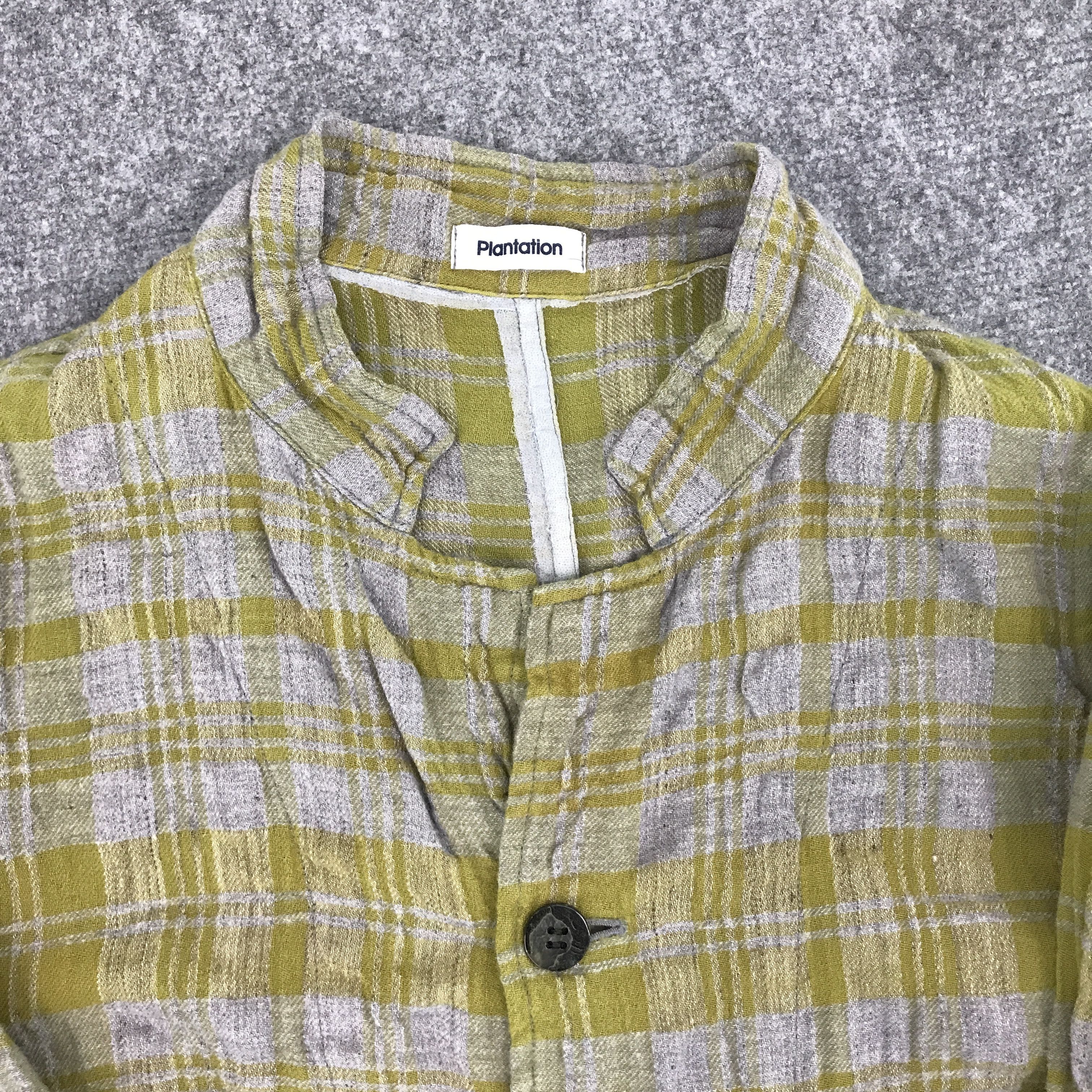 Issey Miyake × Japanese Brand PLANTATION BY ISSEY MIYAKE FLANNEL COAT JACKET Size US M / EU 48-50 / 2 - 7 Thumbnail