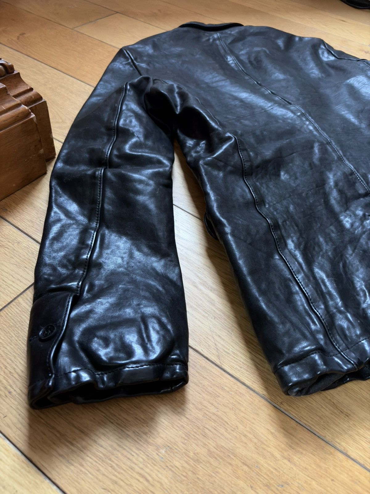 Isamu Katayama Backlash JP XL Italian Double Shoulder Garment Dyed Blazer Size US XL / EU 56 / 4 - 18 Thumbnail
