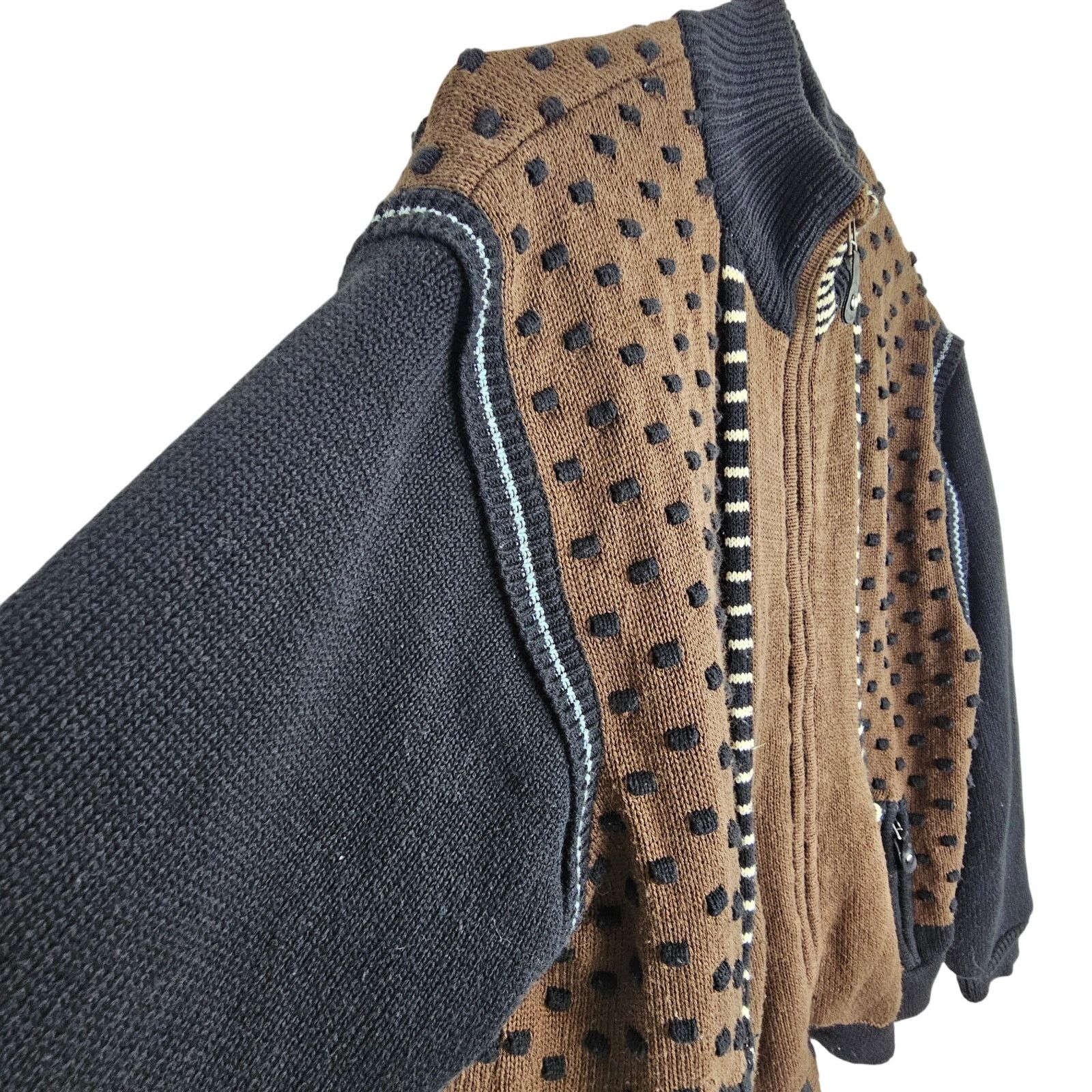 Saddlebred Vintage Jamie Sadock Womens Sweater Jacket M Gorpcore Golf Size M / US 6-8 / IT 42-44 - 5 Thumbnail