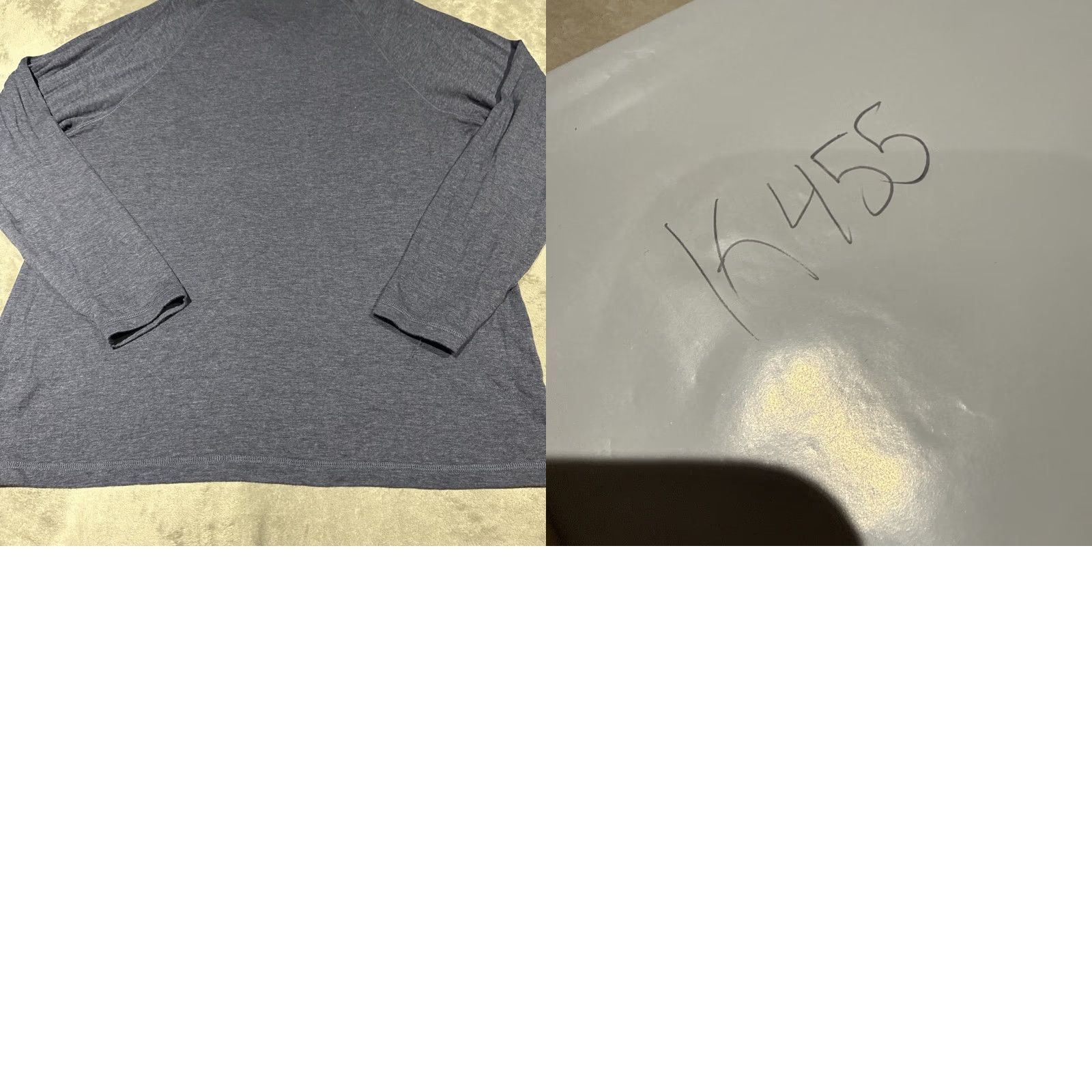 Faherty Faherty Shirt Mens XL Blue Heathered Cloud Cotton Henley Long Sleeve Pima Modal Size US XL / EU 56 / 4 - 8 Thumbnail