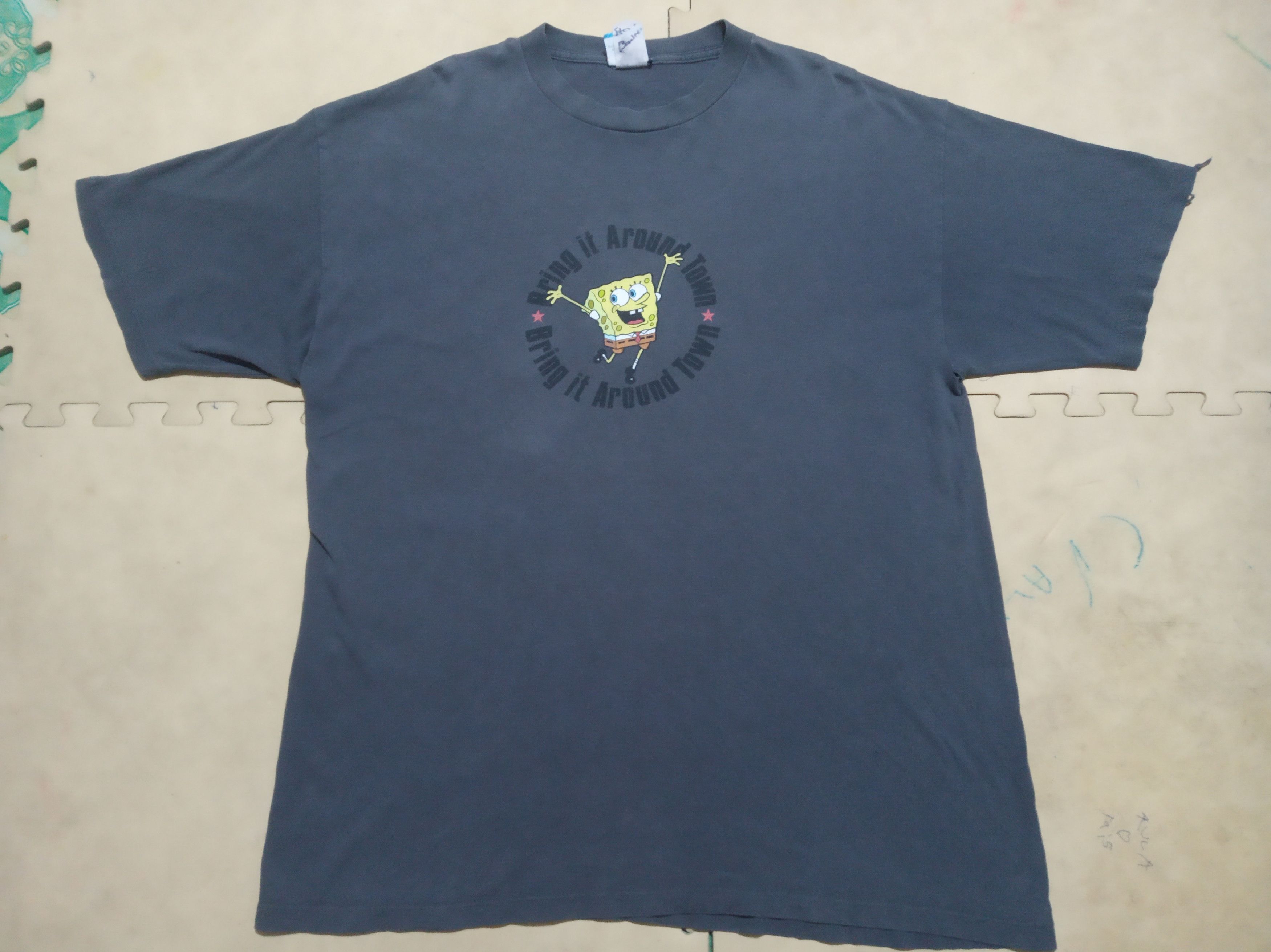 image of Movie x Nickelodeon 2000S Spongebob Squarepants Nickelodeon in Grey, Men's (Size XL)