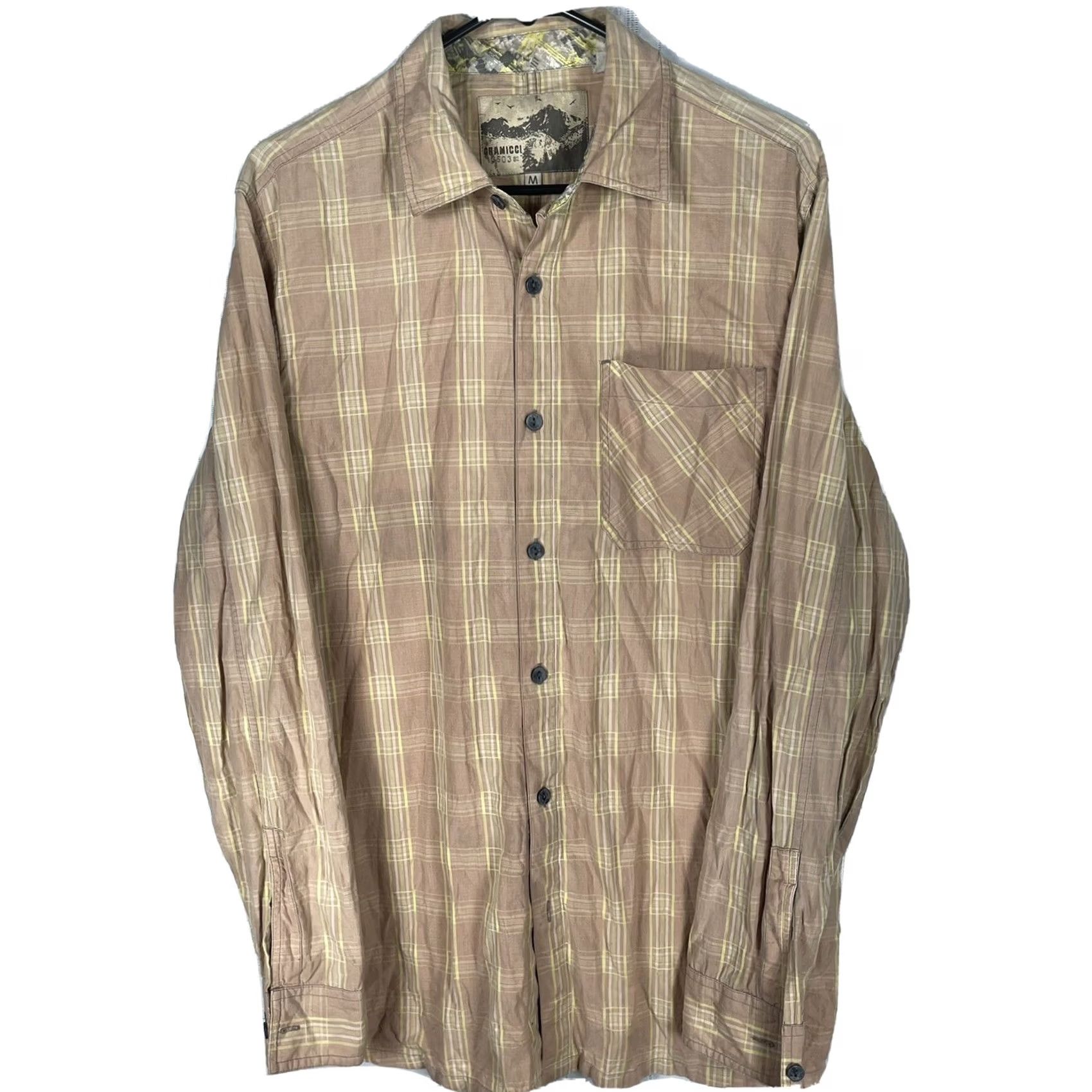 Gramicci Gramicci Shirt Men’s M Medium Multi Color Plaid Long Sleeve Button Up Flannel Size US M / EU 48-50 / 2 - 2 Thumbnail
