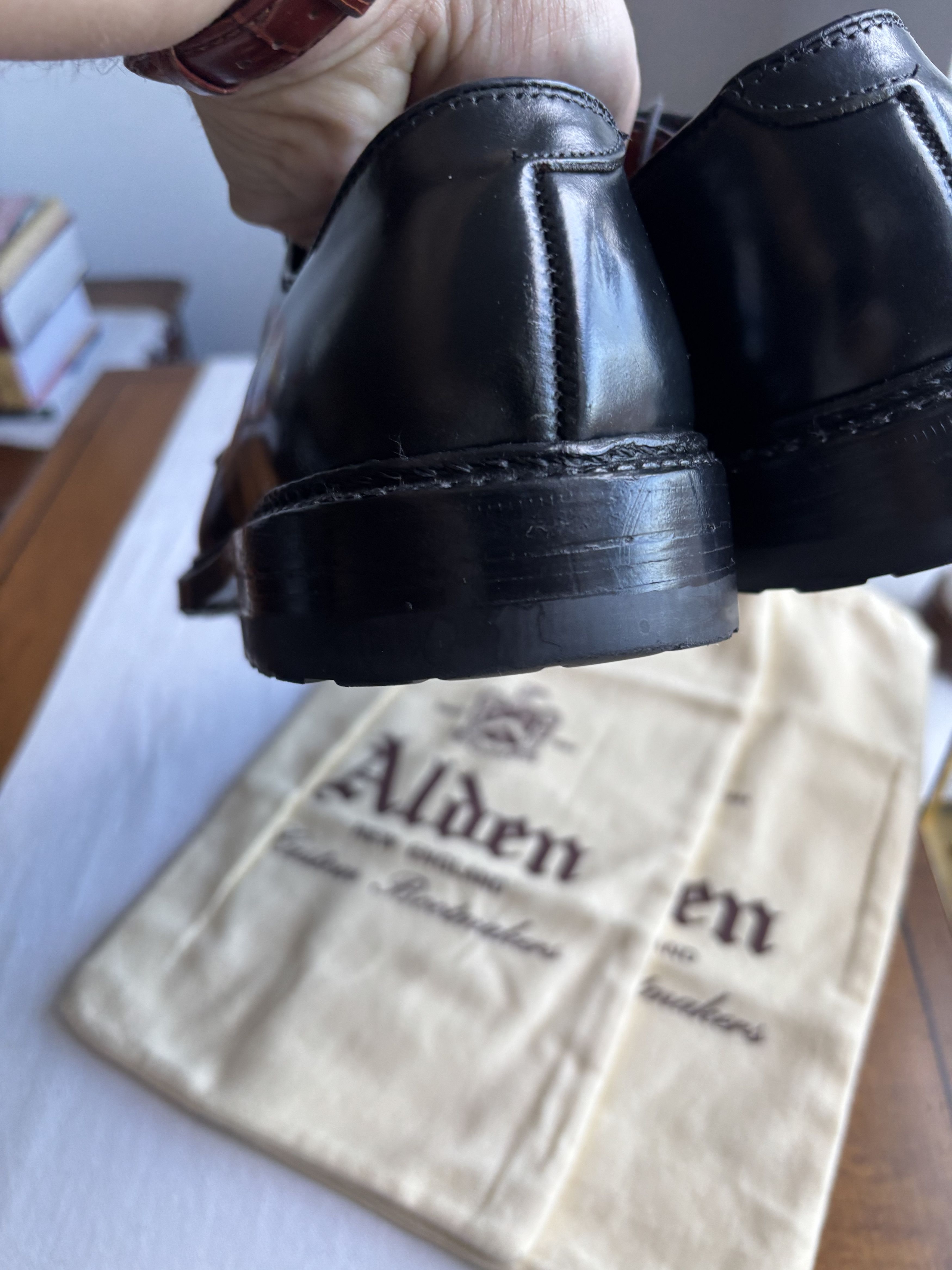 Alden Alden 9901C Black Shell PTB Size US 7.5 / EU 40-41 - 9 Thumbnail