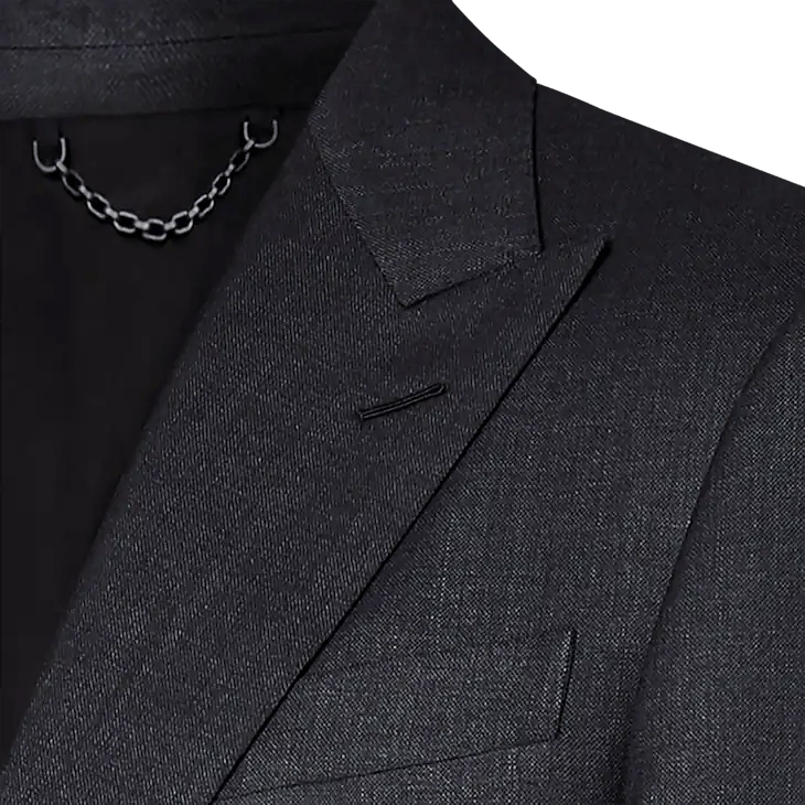 Louis Vuitton Single-Breasted Wool Blend Pont Neuf Suit - 54 XL Size 54L - 3 Thumbnail