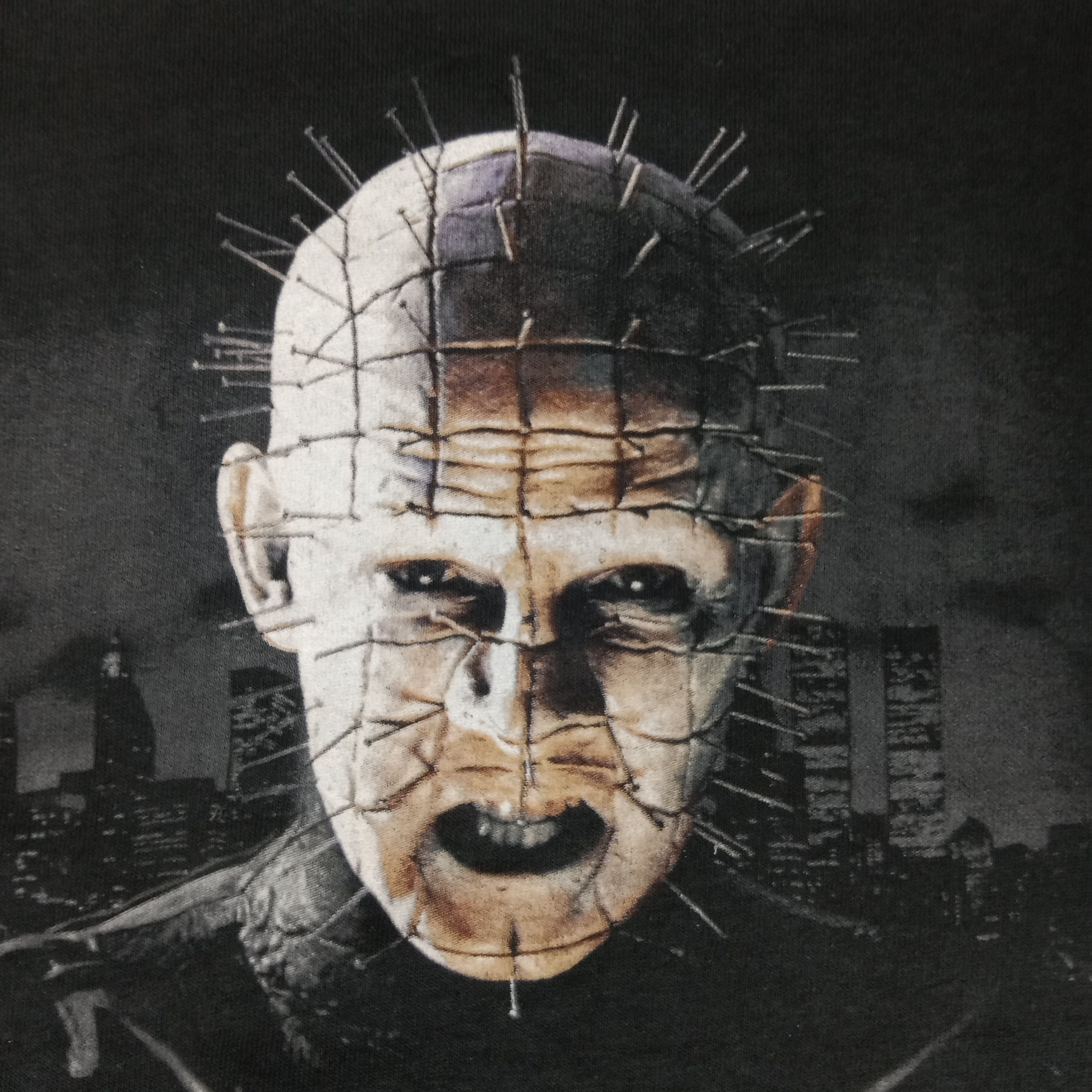 Expert Horror × Vintage Hellraiser III American Movie Horror Tshirt Size US XL / EU 56 / 4 - 2 Thumbnail