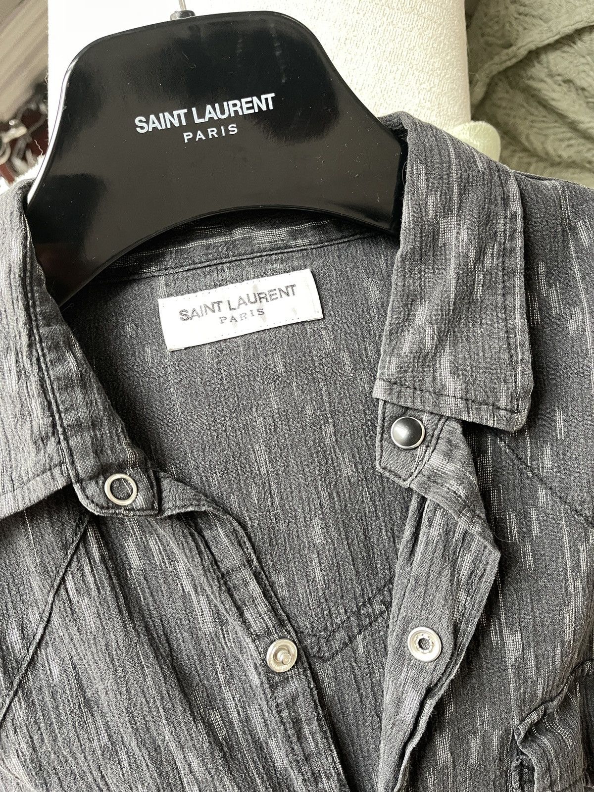 Hedi Slimane Ysl slp saint laurent shirt 2017 xs hedi Size US XS / EU 42 / 0 - 2 Thumbnail