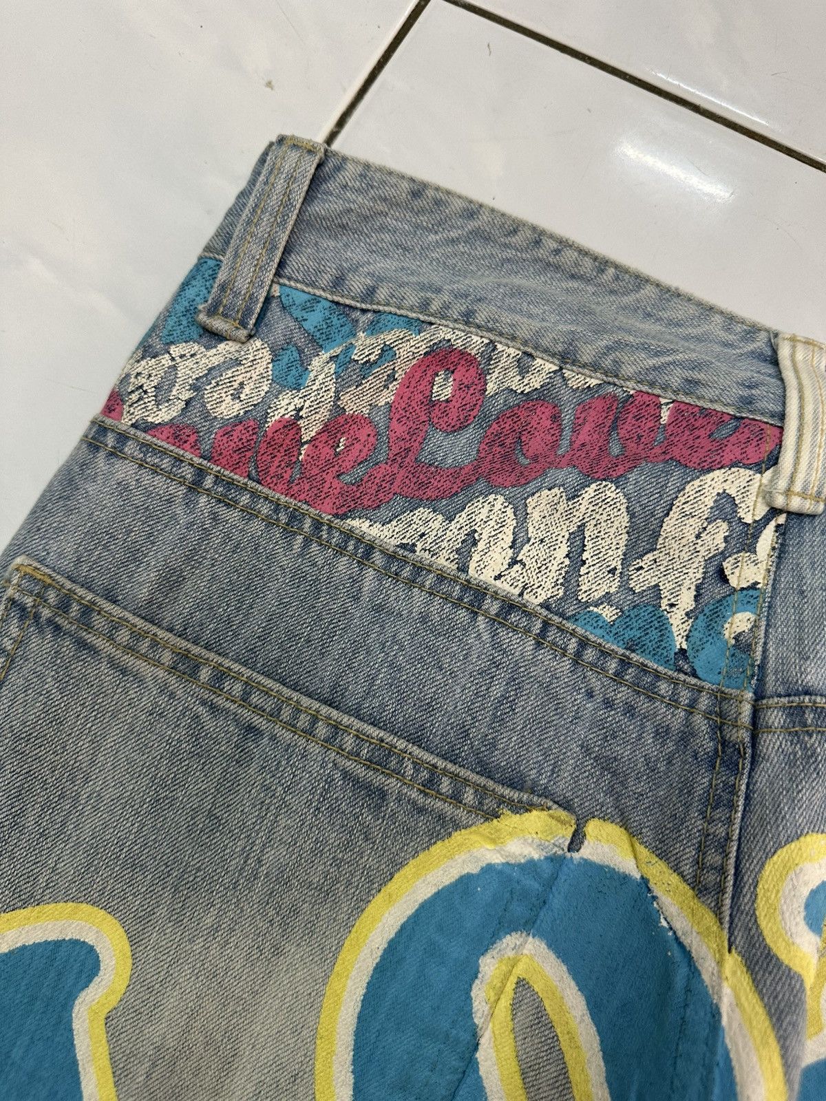 Japanese Brand Vintage CLONE DEVGRU Streetwear Denim Jeans Size US 31 - 7 Thumbnail