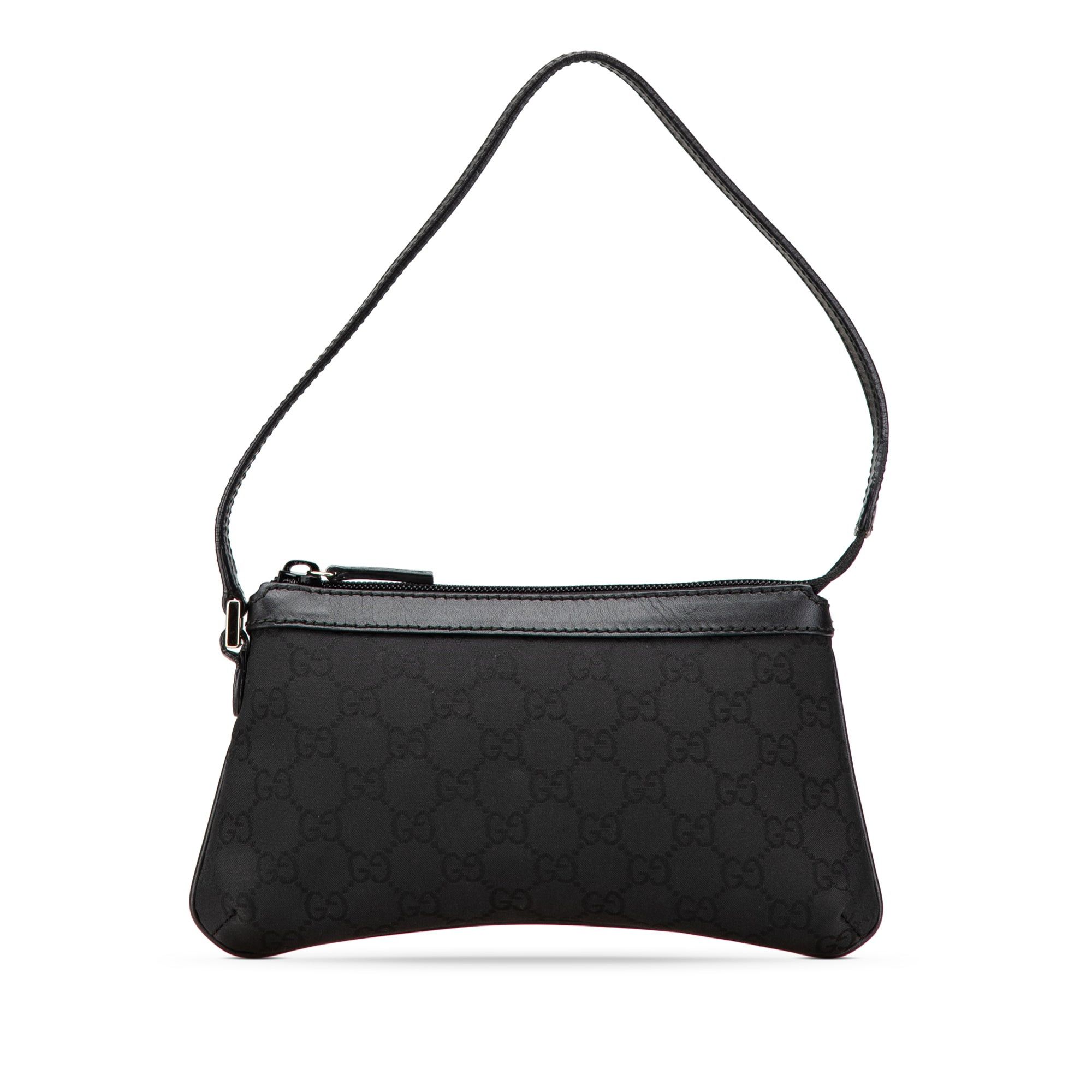 Gucci Gg Nylon Shoulder Bag in Black, Women's