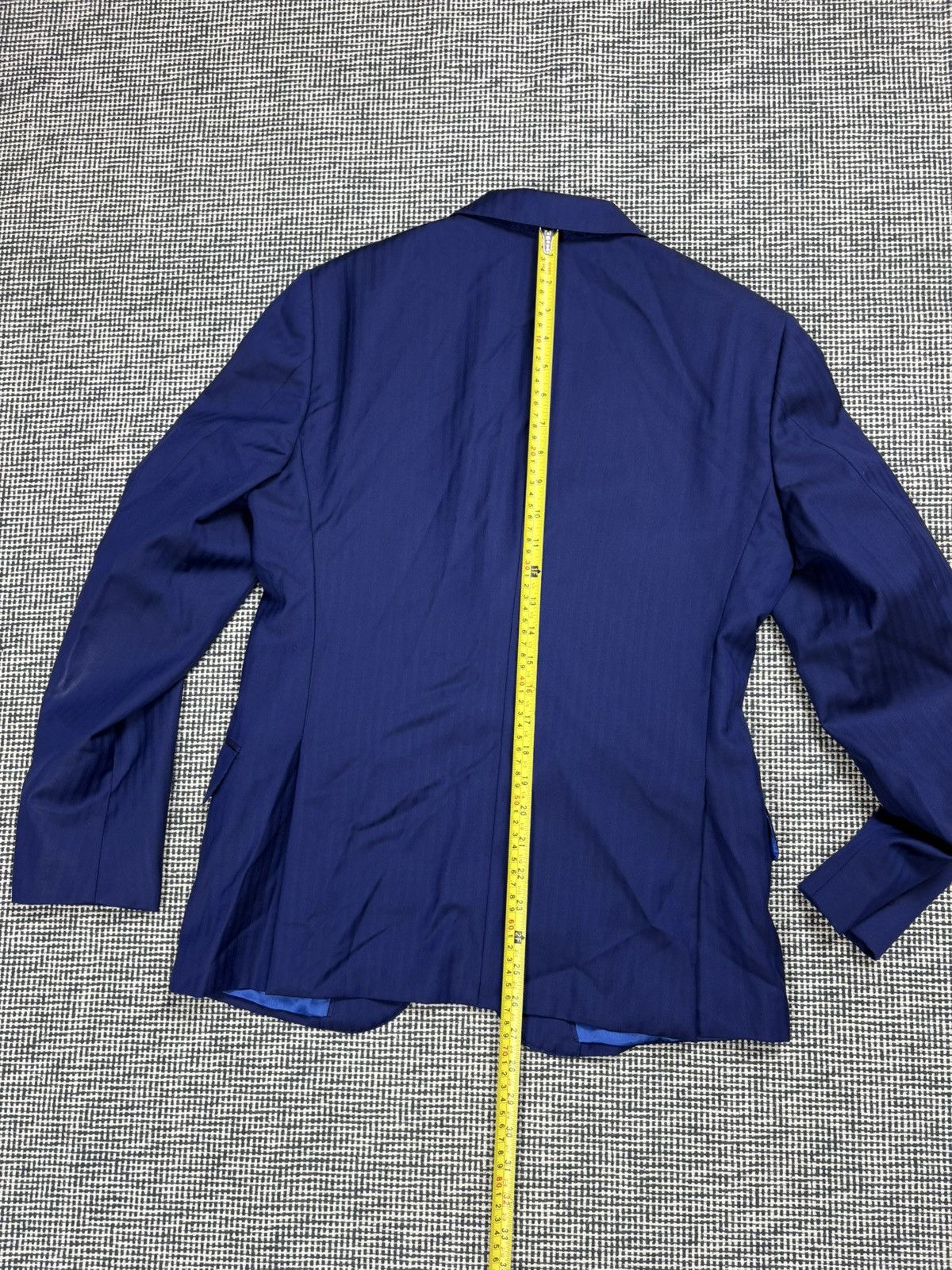 Pal Zileri Pal Zileri 46Rit striped blue two buttons suit blazer jacket Size 36R - 10 Thumbnail