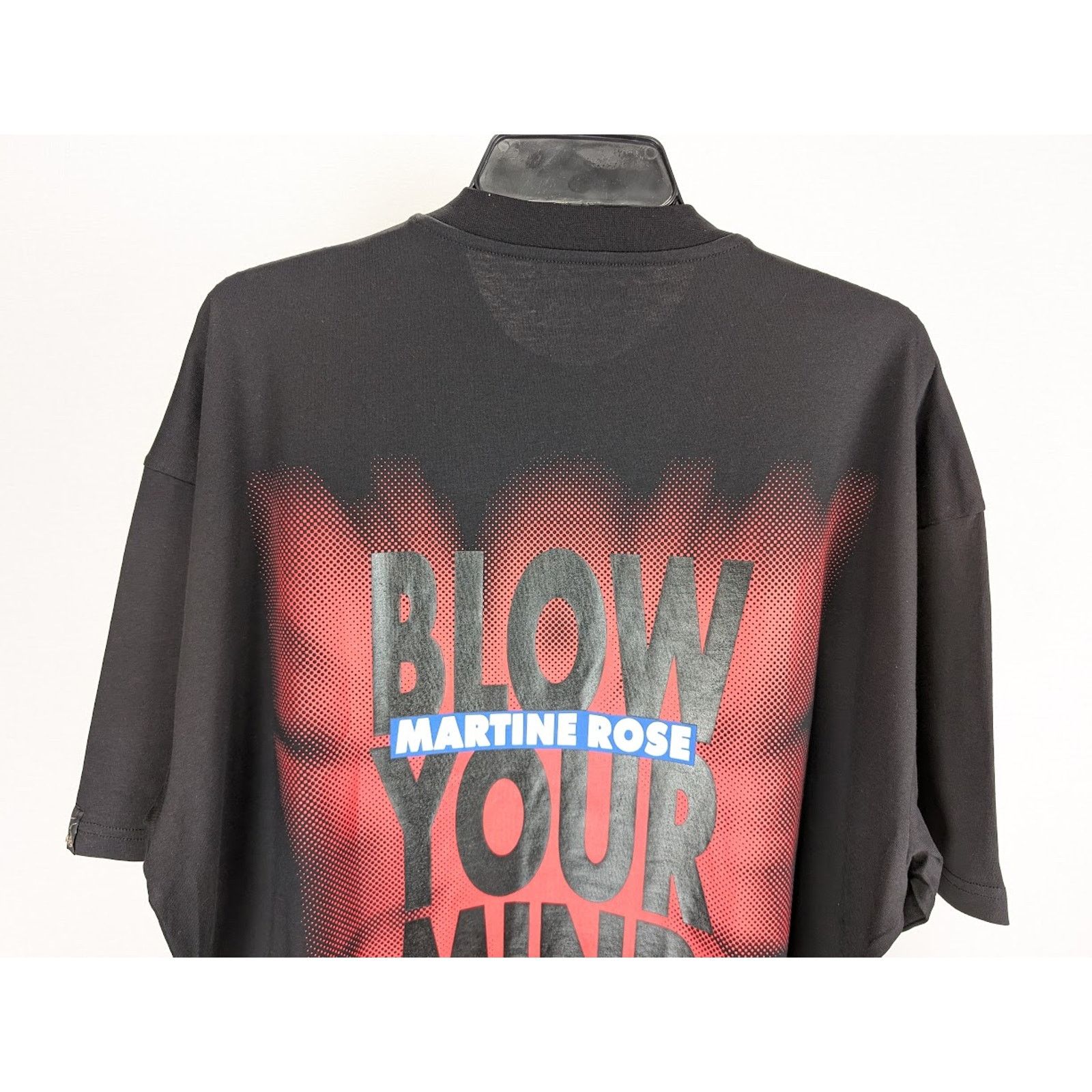 Martine Rose o1rshd1 Oversize Short Sleeve T-Shirt in Black XL Size US XL / EU 56 / 4 - 13 Thumbnail